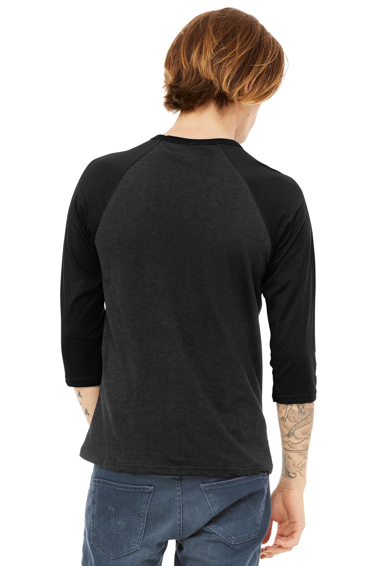 BELLA+CANVAS--®--Unisex-3/4-Sleeve-Baseball-Tee.-BC3200-35