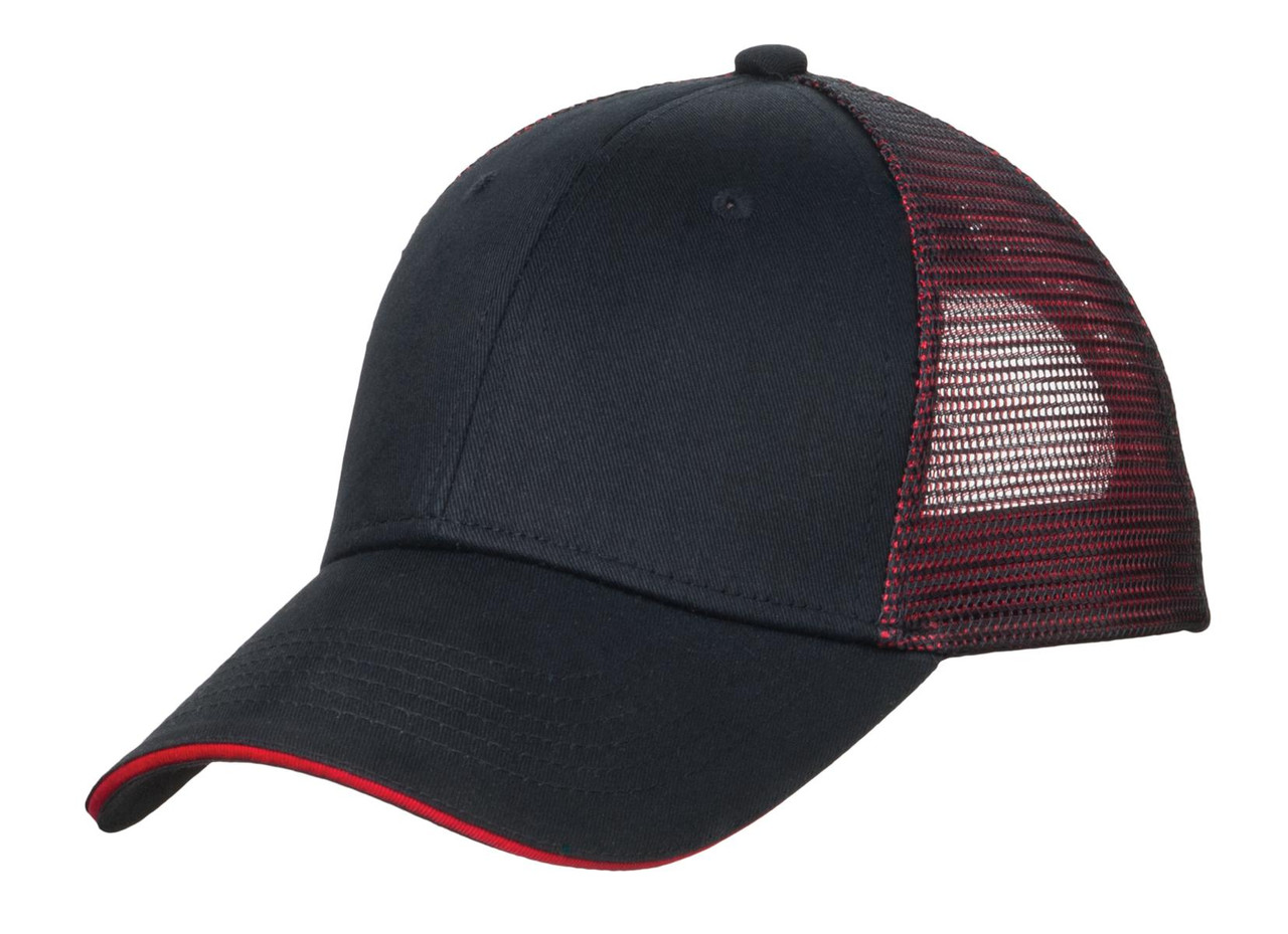 Port-Authority-®--Double-Mesh-Snapback-Sandwich-Bill-Cap.-C818-36