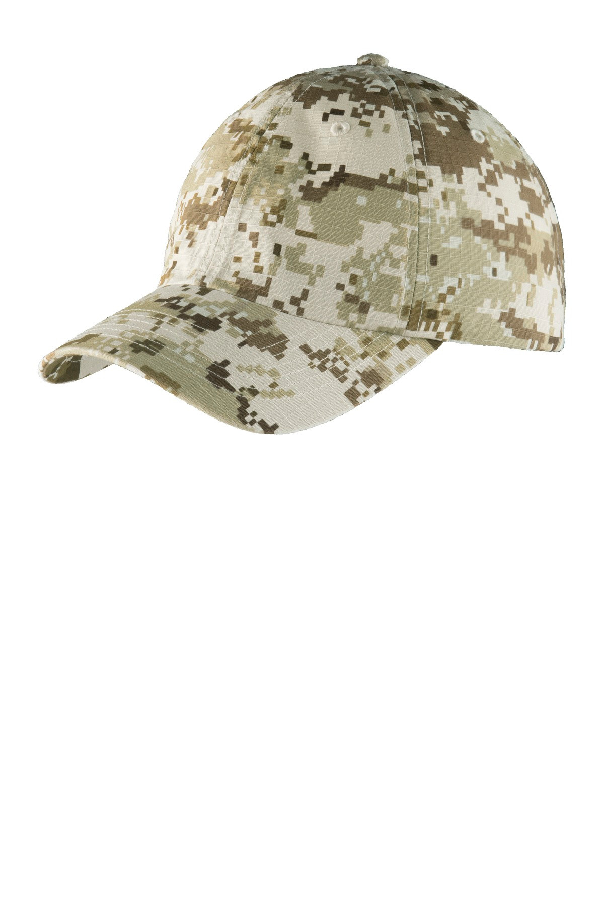 Port-Authority-®--Digital-Ripstop-Camouflage-Cap.-C925-1