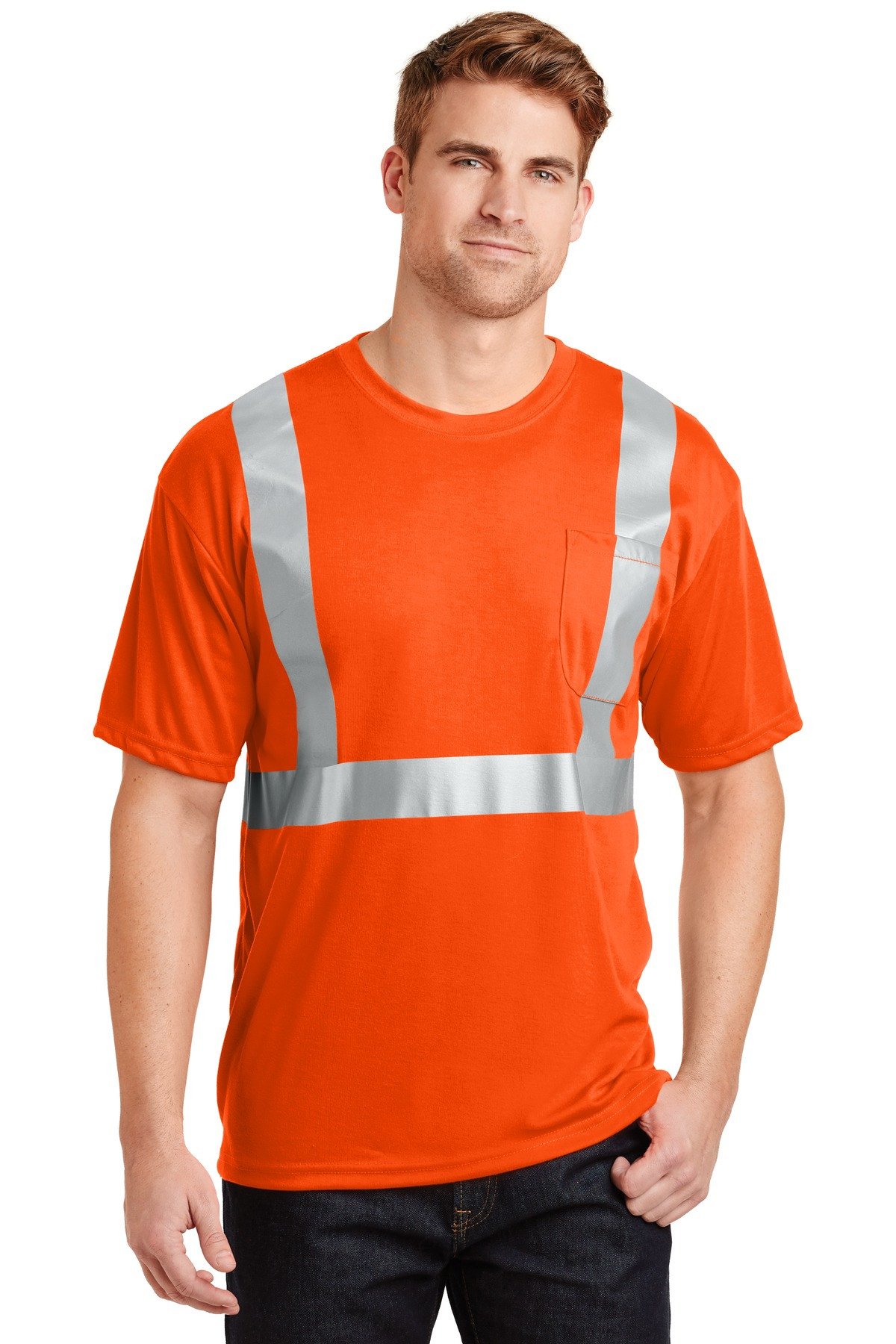 CornerStone-®----ANSI-107-Class-2-Safety-T-Shirt.--CS401-40