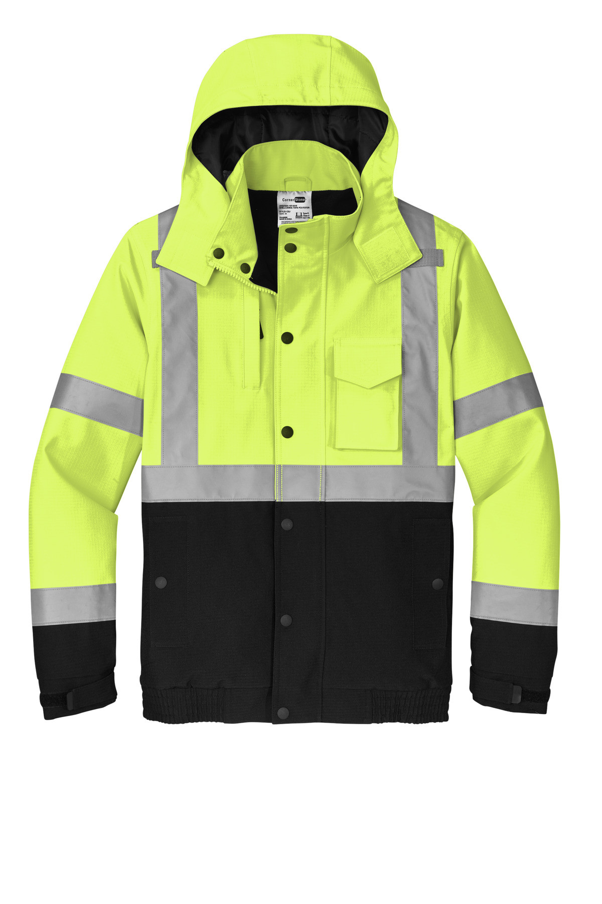 CornerStone-®--ANSI-107-Class-3-Waterproof-Insulated-Ripstop-Bomber-Jacket-CSJ501-3