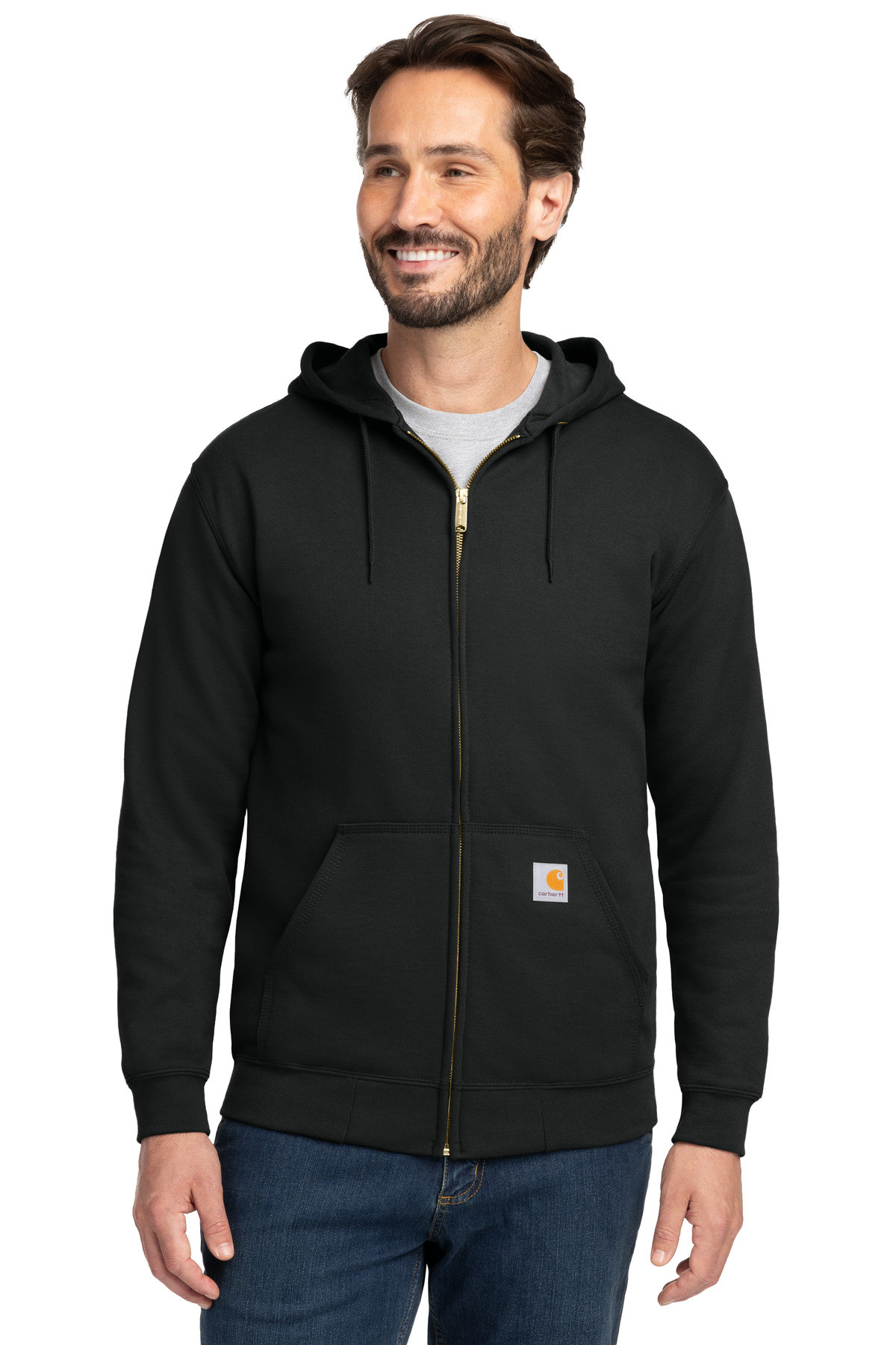 Carhartt--®--Midweight-Hooded-Zip-Front-Sweatshirt.-CTK122-48