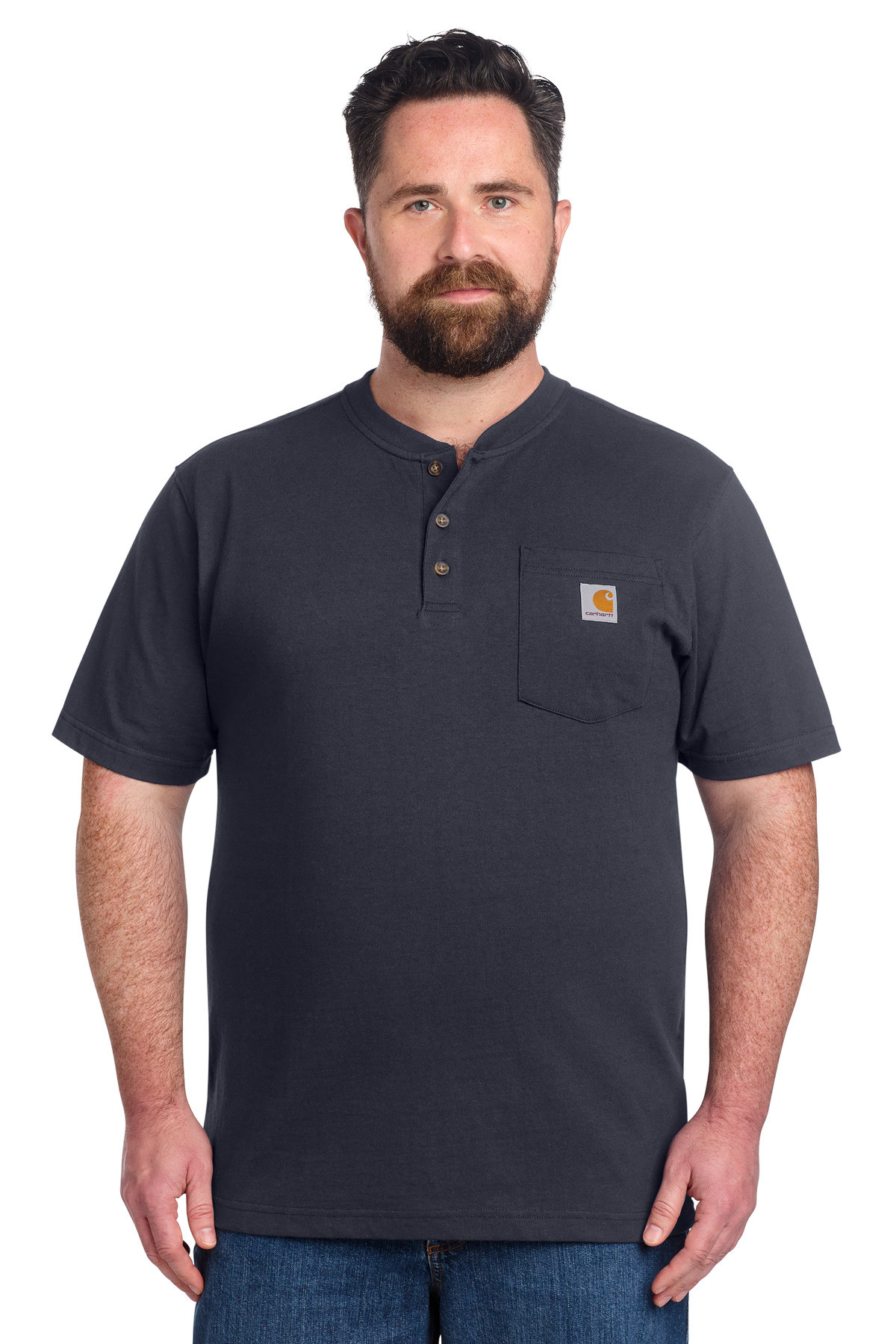 Carhartt-®--Short-Sleeve-Henley-T-Shirt-CTK84-23