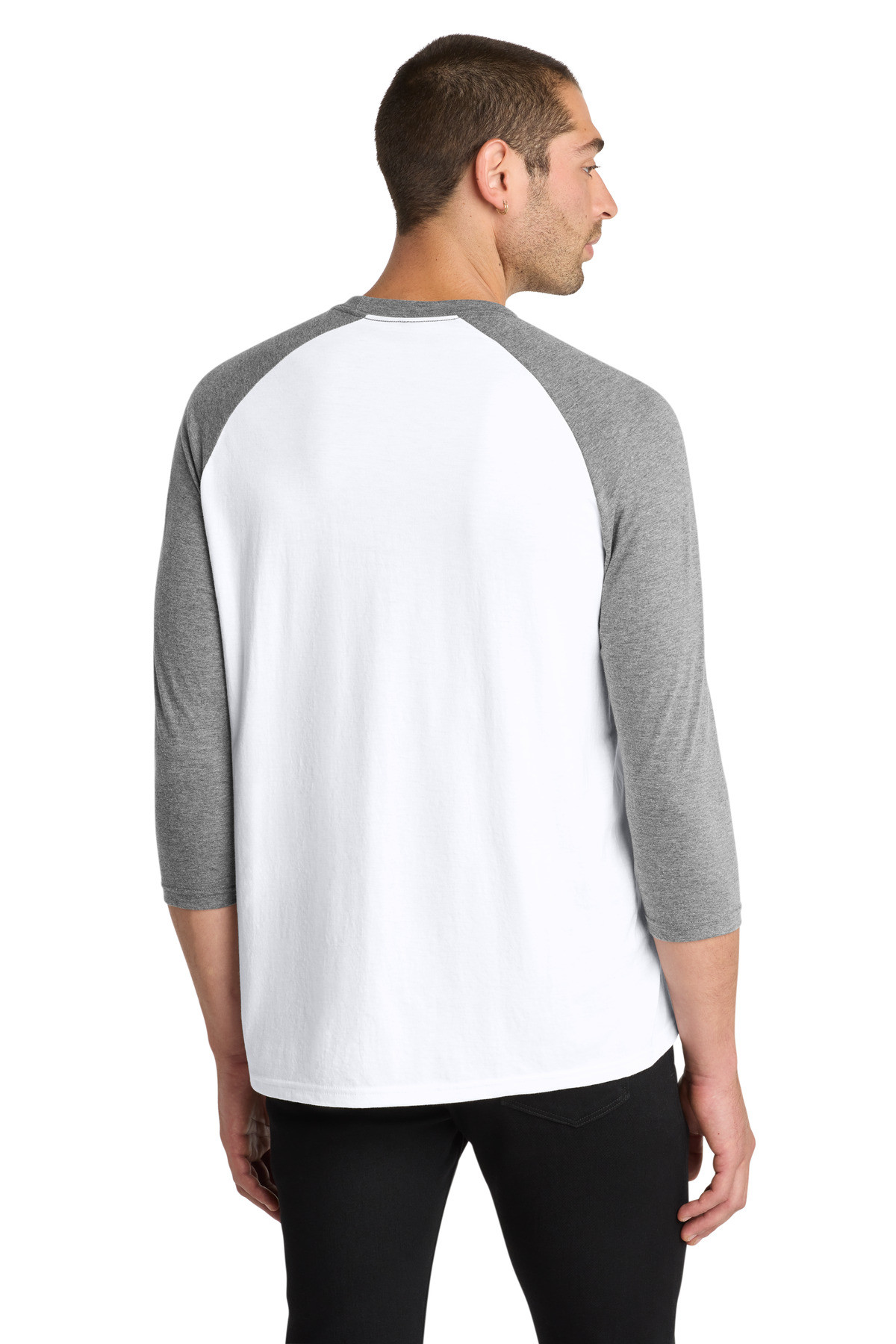 District--®--Perfect-Tri-®--3/4-Sleeve-Raglan.-DM136-48