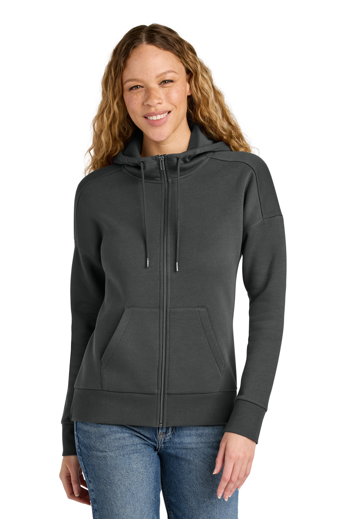 District--®--Women's-Perfect-Weight--®--Fleece-Drop-Shoulder-Full-Zip-Hoodie-DT1104-3