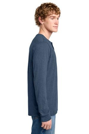 District ®  Perfect Tri ®  Long Sleeve Henley DT145
