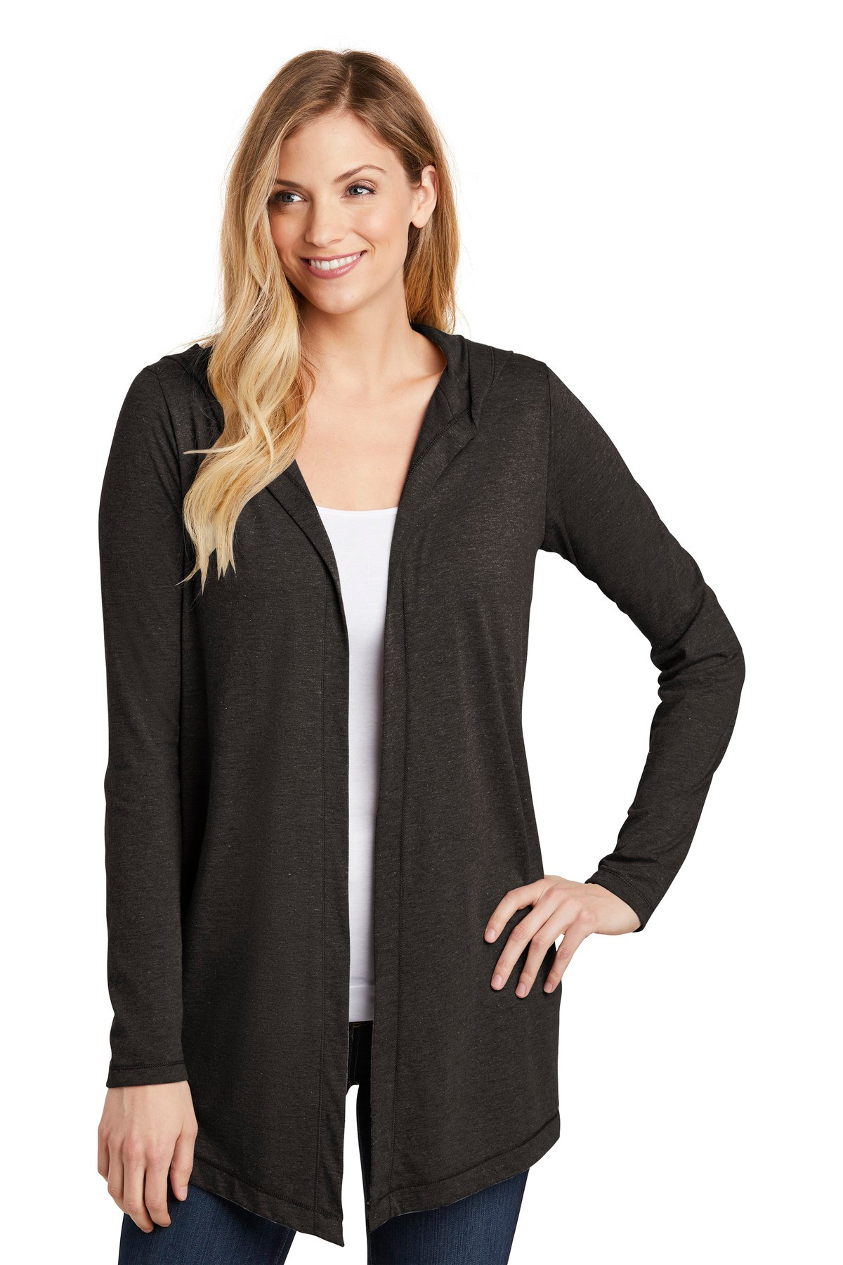 District--®--Women's-Perfect-Tri--®--Hooded-Cardigan.-DT156-1