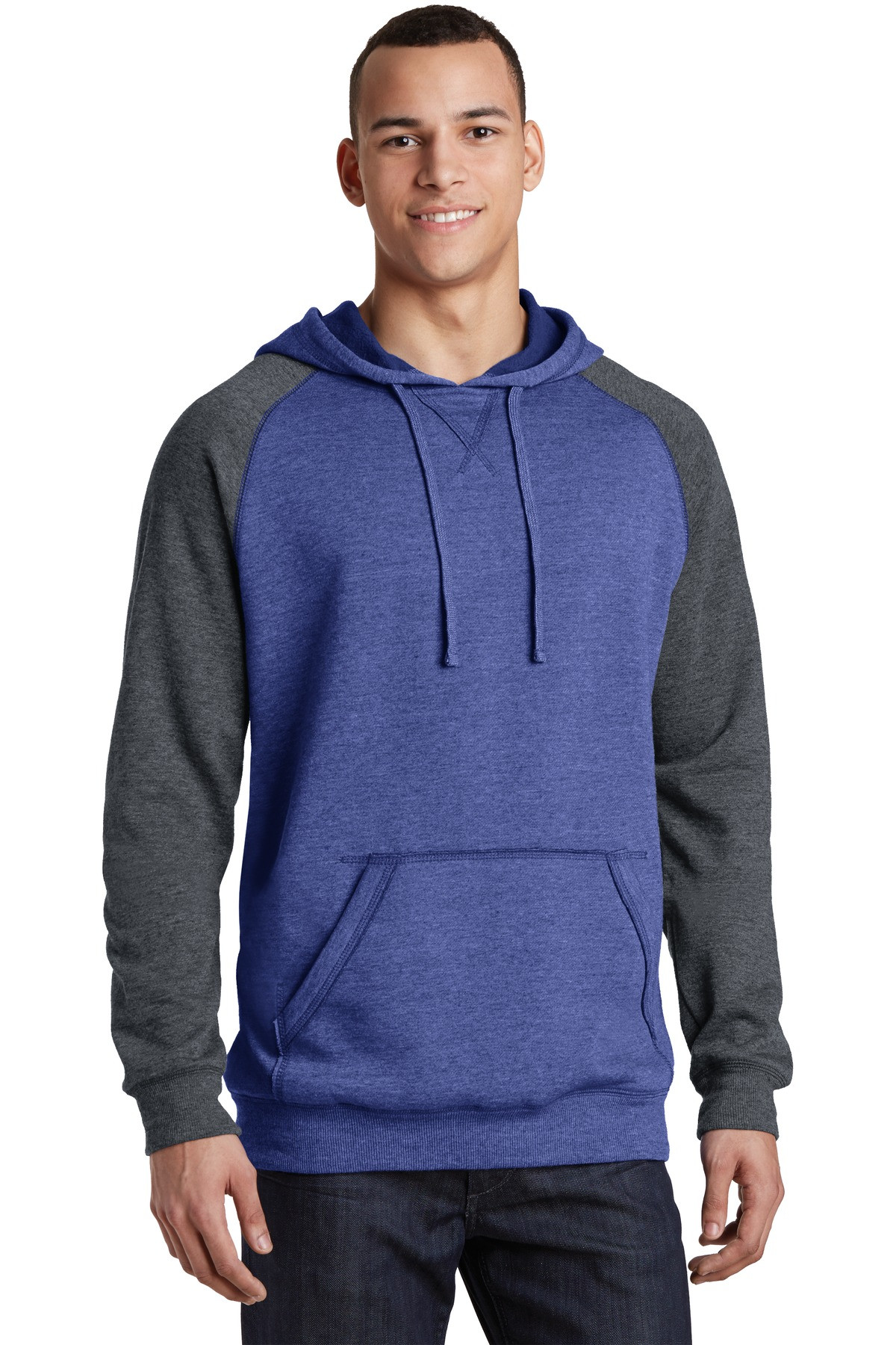 District-®--Young-Mens-Lightweight-Fleece-Raglan-Hoodie.--DT196-1