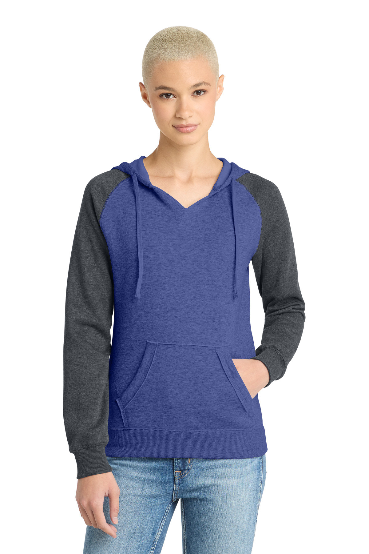 District-®--Women's-Lightweight-Fleece-Raglan-Hoodie.--DT296-33