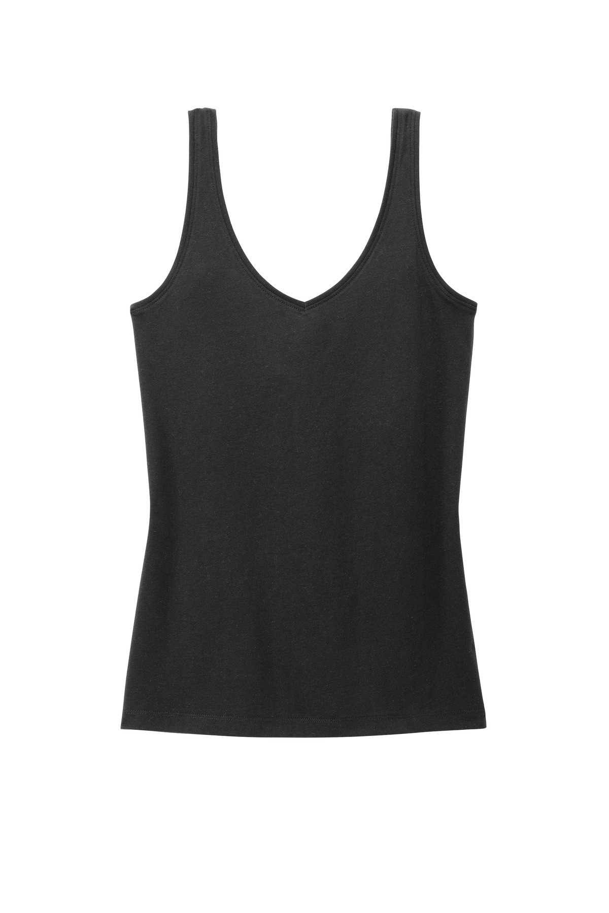 District-®--Women's-Perfect-Blend-®--CVC-V-Neck-Tank-DT154-11