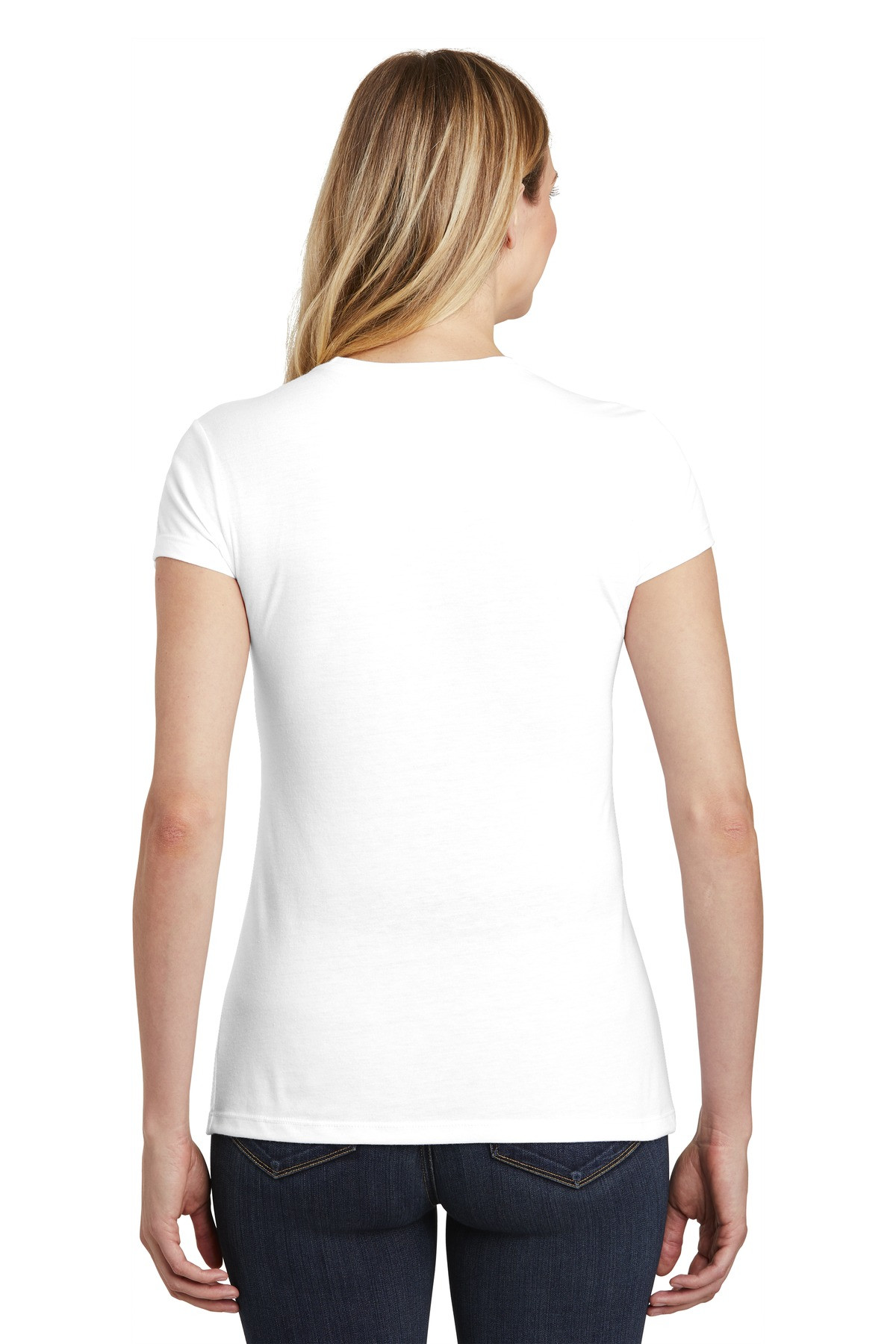 District--®--Women's-Fitted-Perfect-Tri--®--Tee.-DT155-2