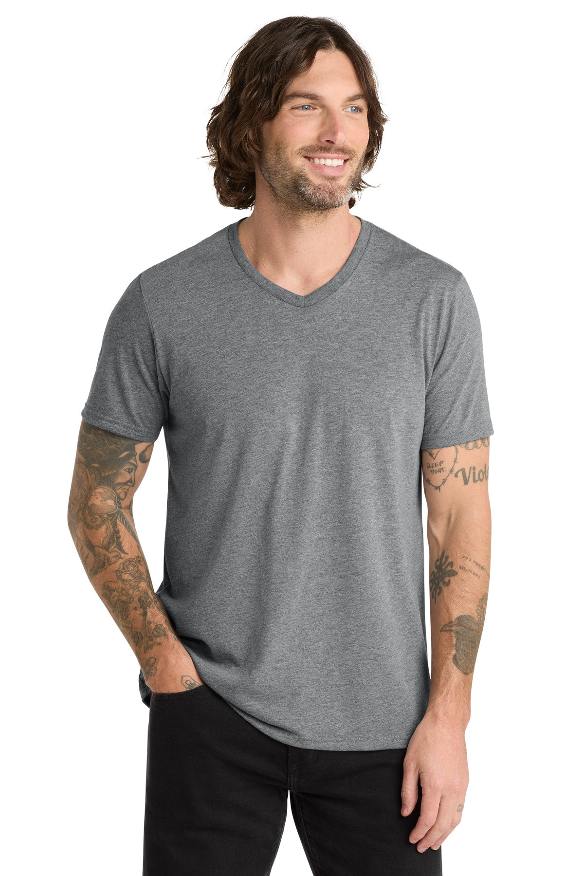 Allmade--®--Unisex-Tri-Blend-V-Neck-Tee-AL2014-50