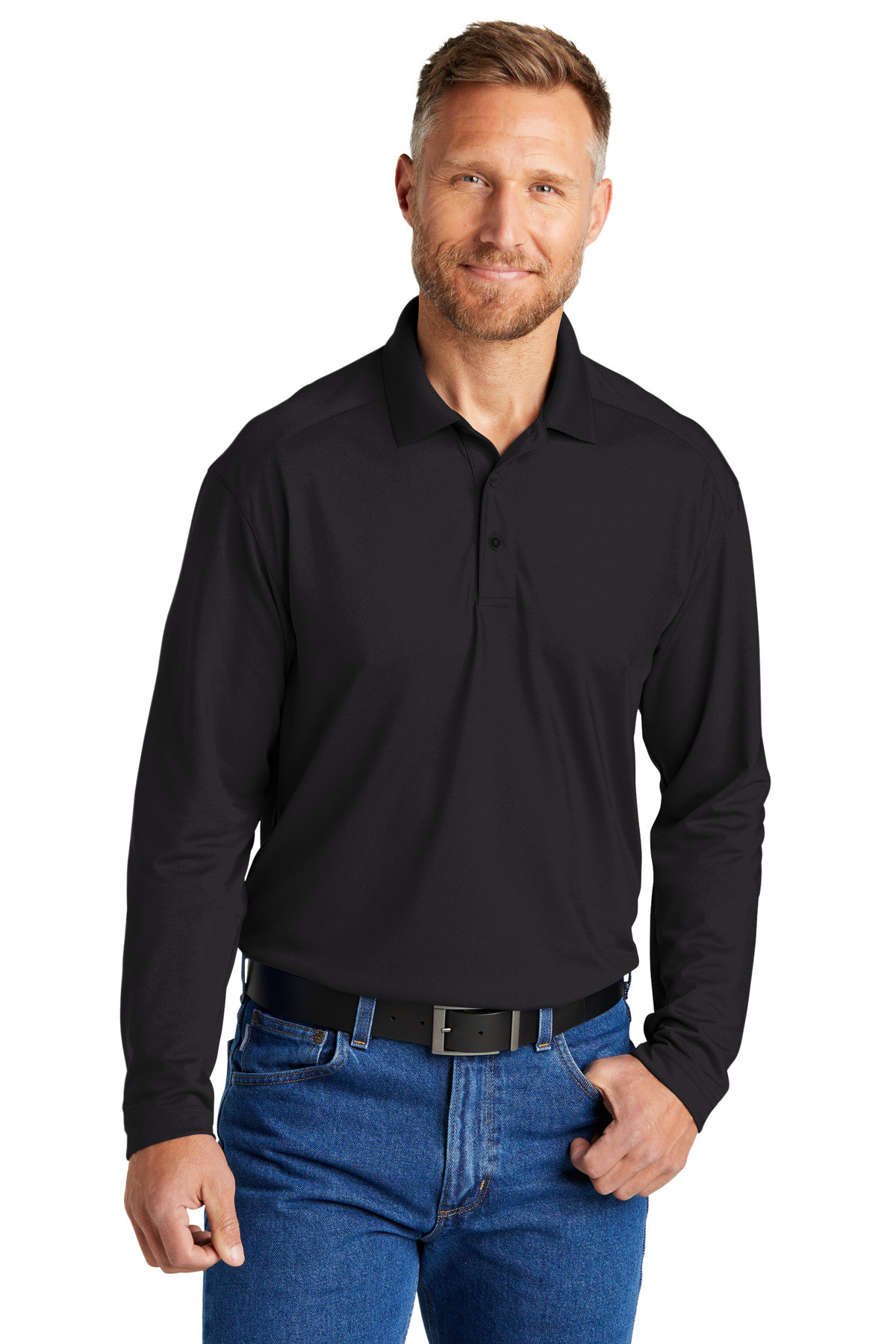 CornerStone-®--Select-Lightweight-Snag-Proof-Long-Sleeve-Polo-CS418LS-27
