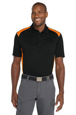 CornerStone ®  Select Snag-Proof Two Way Colorblock Pocket Polo. CS416
