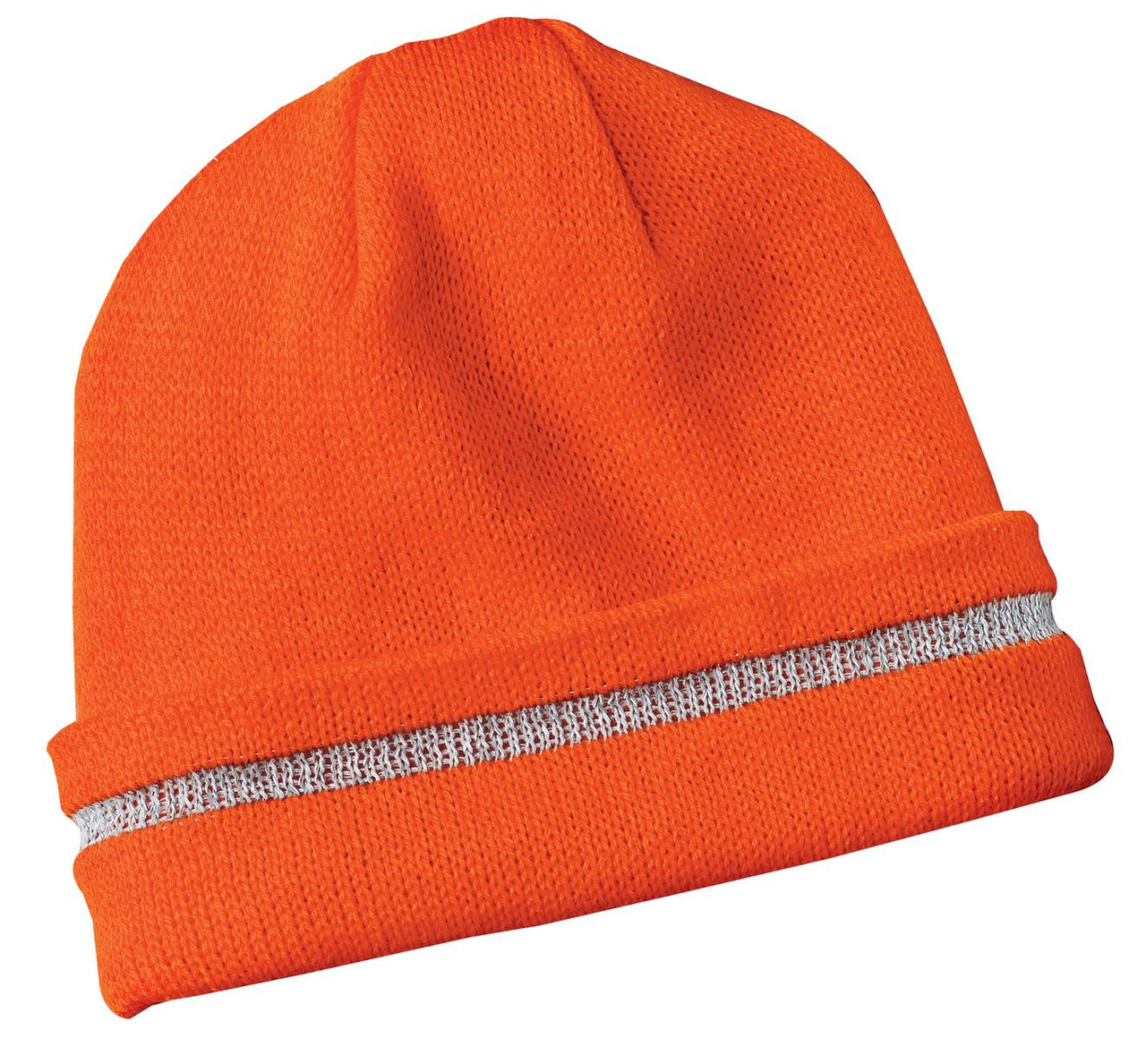 CornerStone-®----Enhanced-Visibility-Beanie-with-Reflective-Stripe.--CS800-4