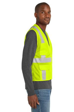 CornerStone  ®  ANSI 107 Class 2 Mesh Six-Pocket Zippered Vest. CSV104