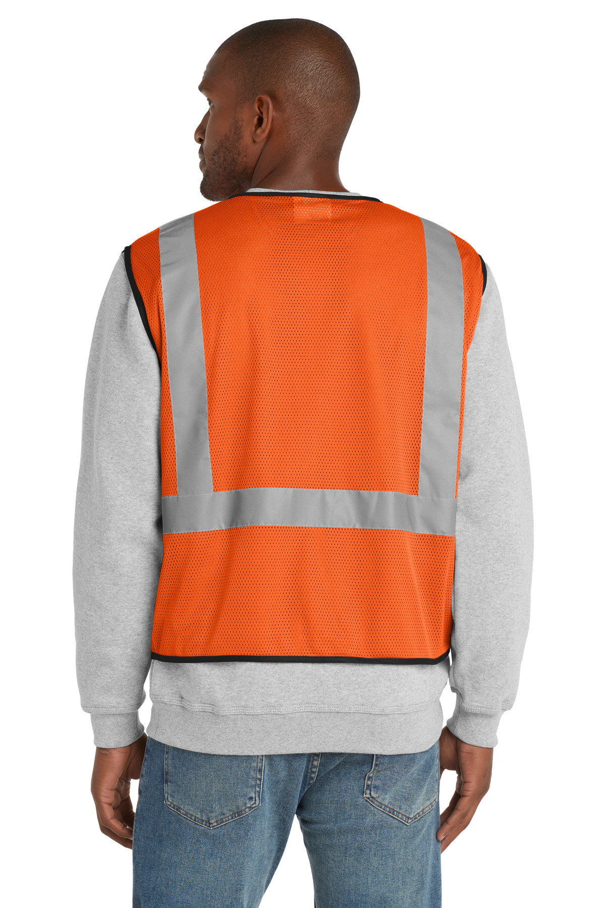 CornerStone--®--ANSI-107-Class-2-Economy-Mesh-One-Pocket-Vest.-CSV100-18