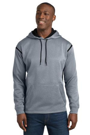 Sport-Tek ®  Tech Fleece Colorblock Hooded Sweatshirt. F246