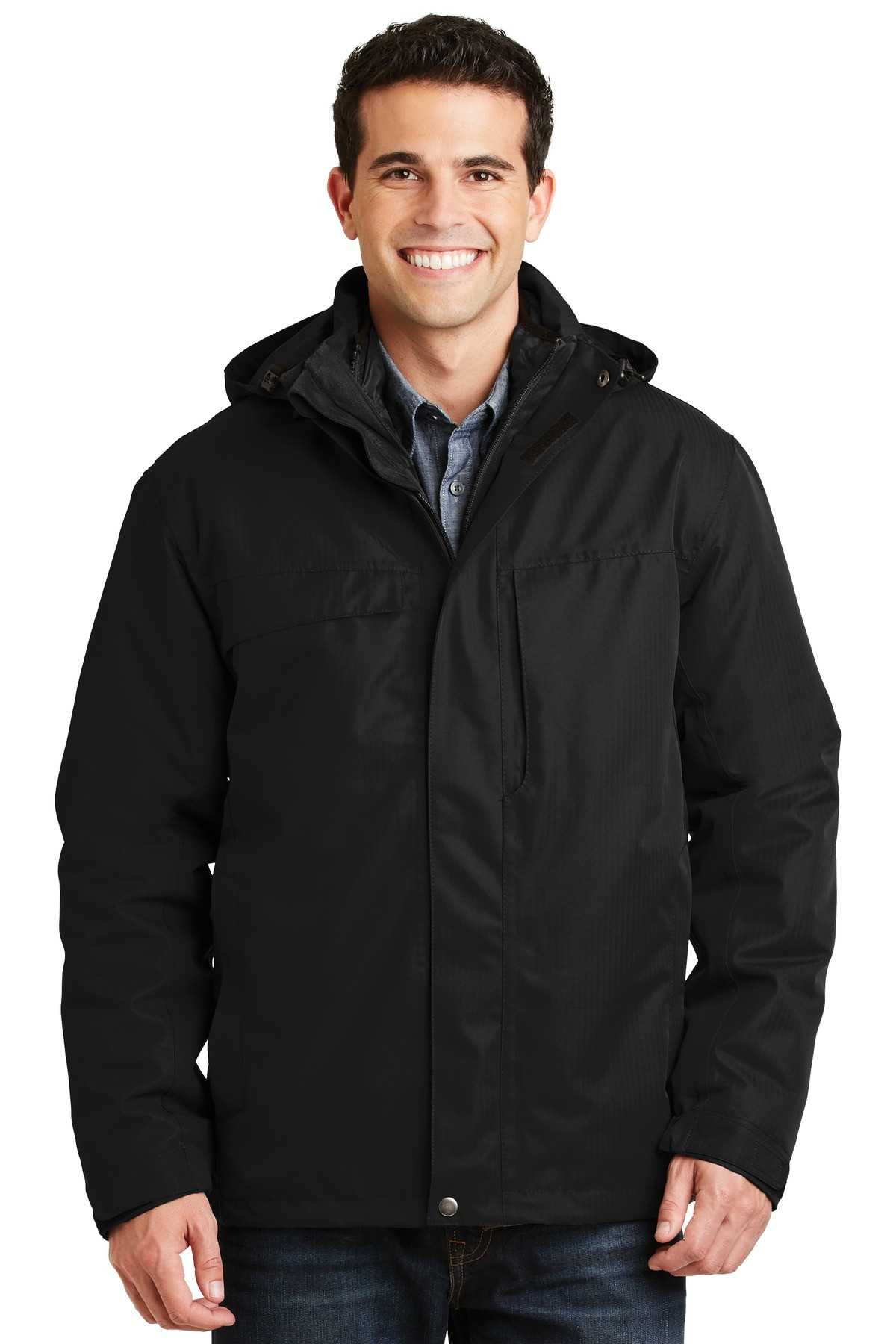 Port-Authority-®--Herringbone-3-in-1-Parka.-J302-41
