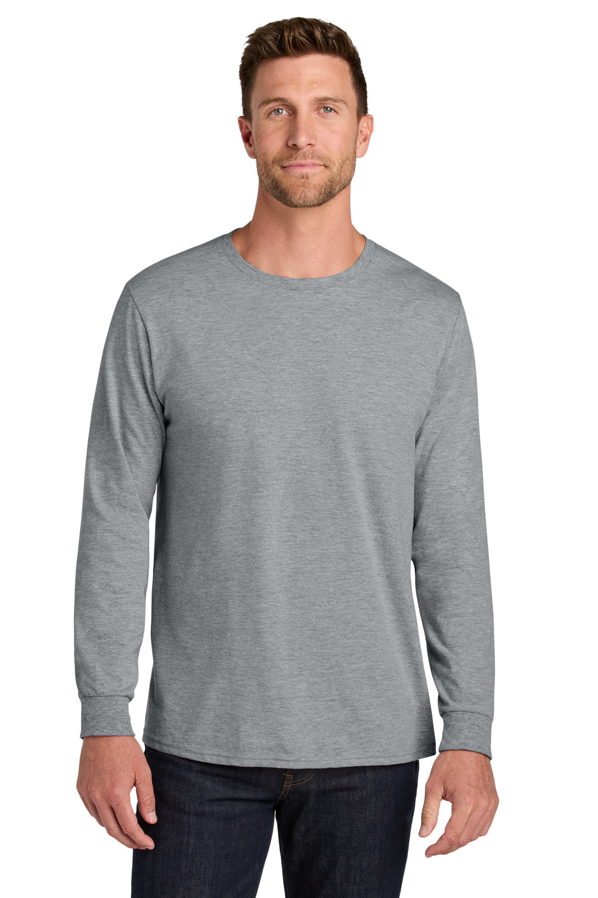 Jerzees-Ultimate-™--Unisex-Ring-Spun-Long-Sleeve-T-Shirt-IC46L-8