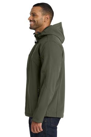 Port Authority ®  Textured Hooded Soft Shell Jacket. J706