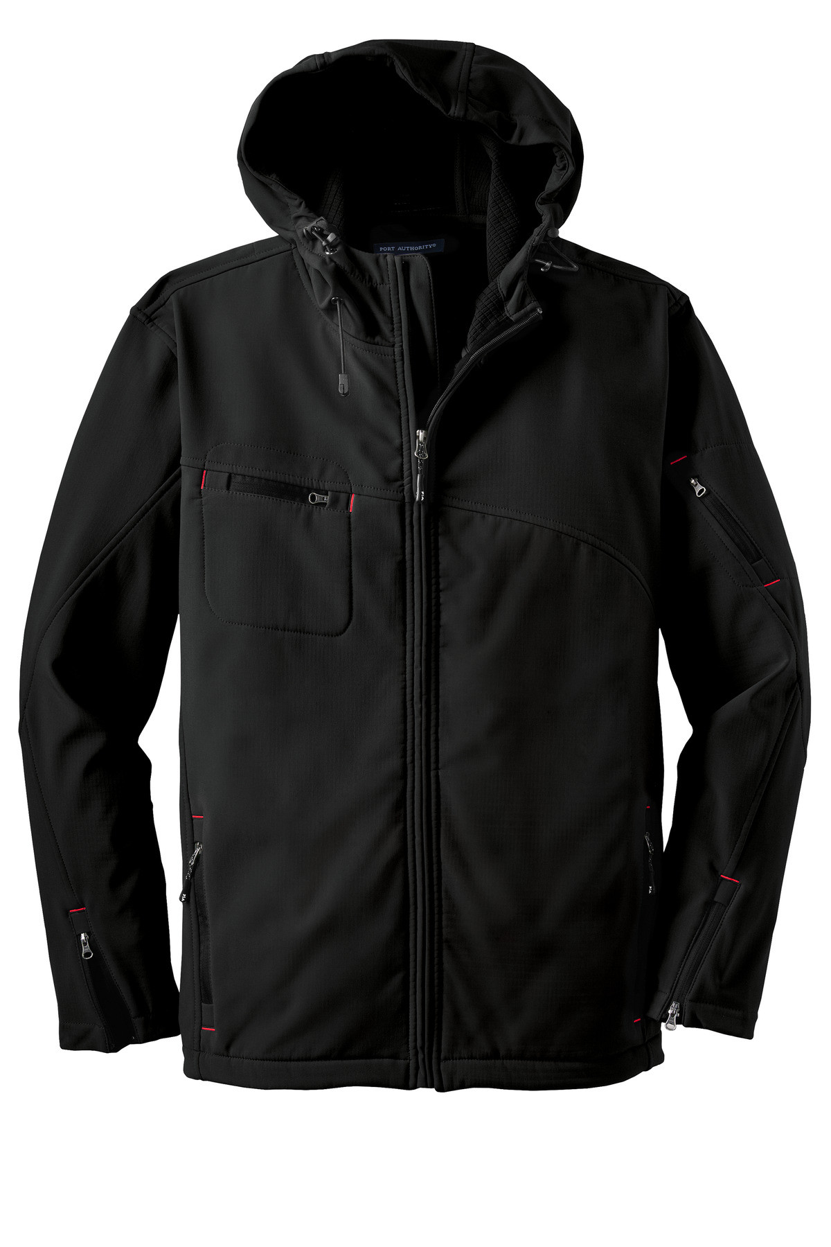 Port-Authority-®--Textured-Hooded-Soft-Shell-Jacket.-J706-34