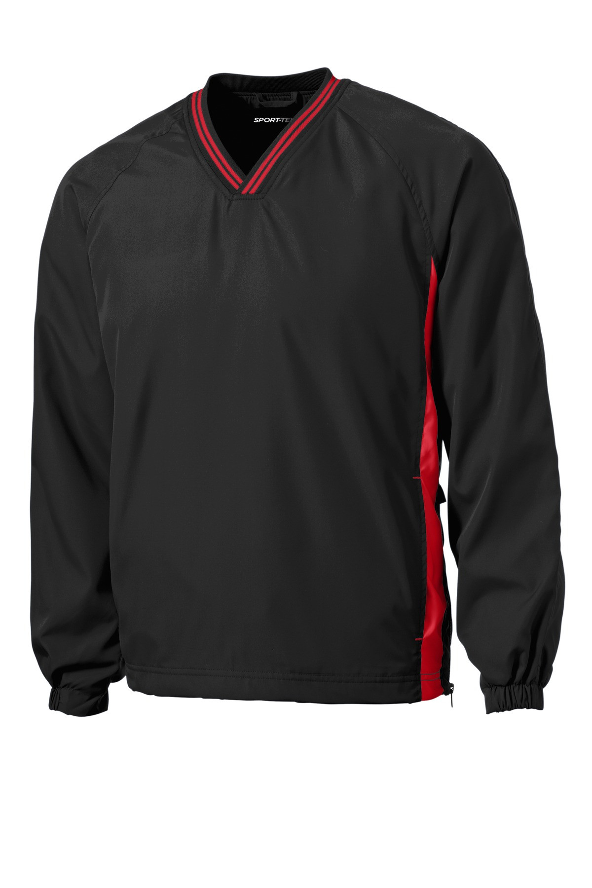 Sport-Tek-®--Tipped-V-Neck-Raglan-Wind-Shirt.-JST62-6