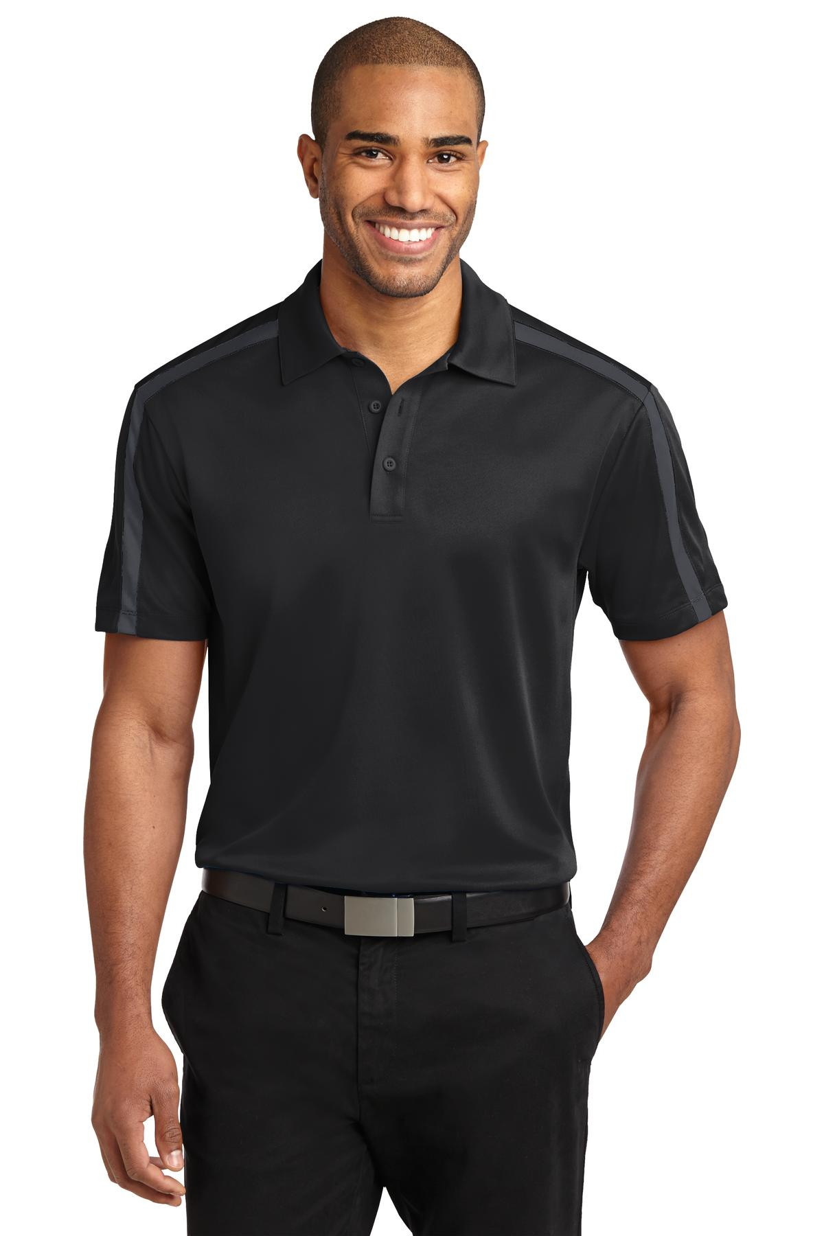 Port-Authority-®--Silk-Touch™-Performance-Colorblock-Stripe-Polo.-K547-47