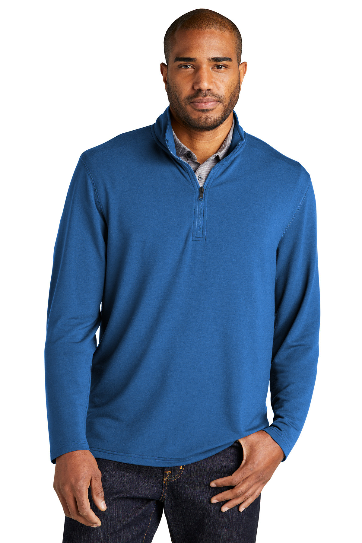 Port-Authority-®--Microterry-1/4-Zip-Pullover-K825-50