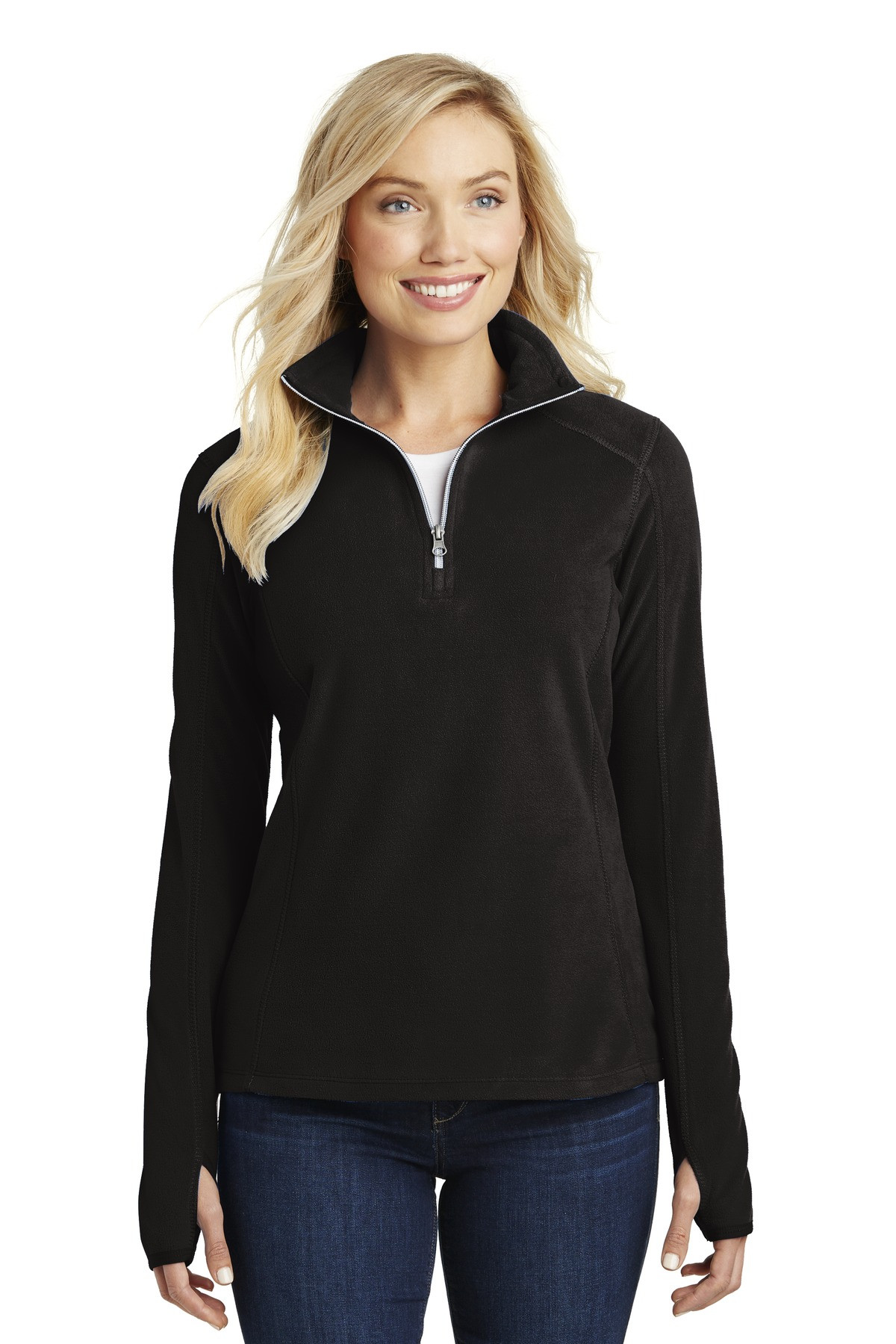 Port-Authority-®--Women's-Microfleece-1/2-Zip-Pullover.-L224-31
