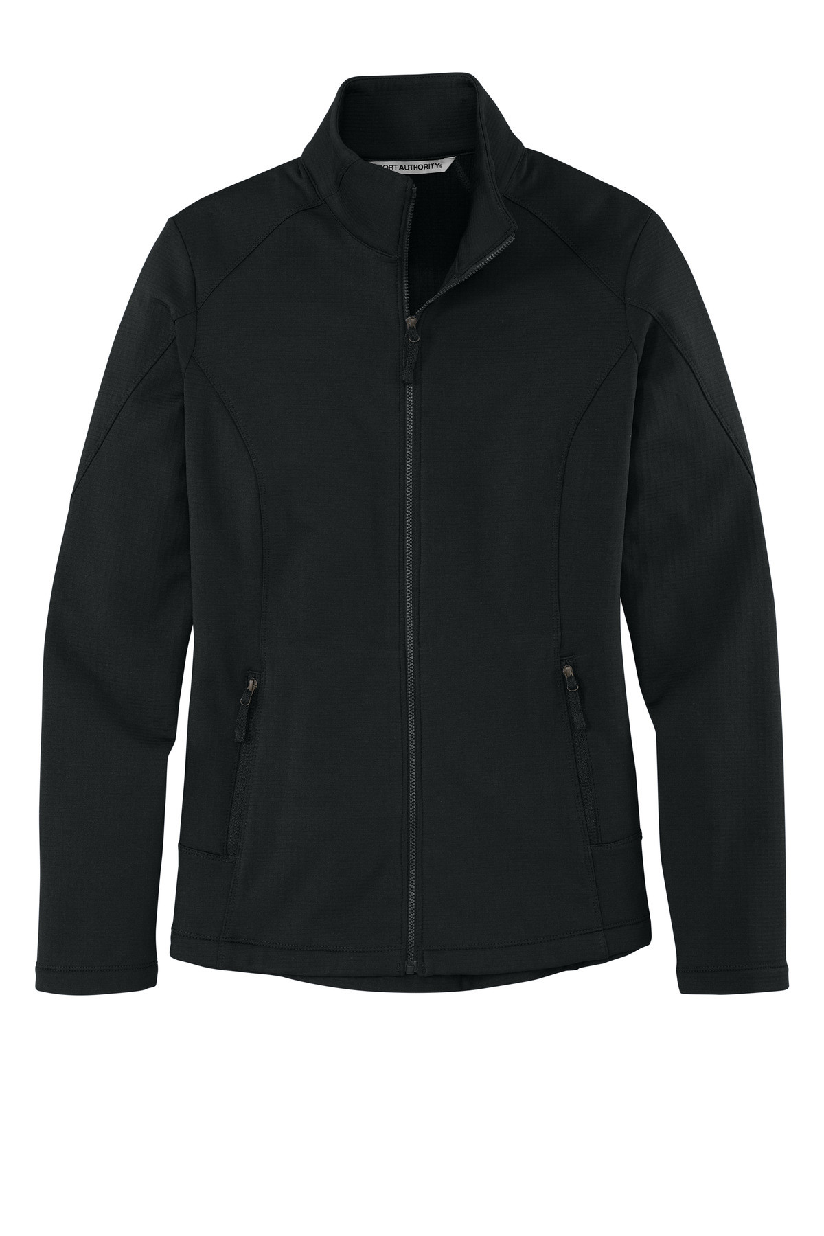 Port-Authority--®--Women's-Grid-Fleece-Jacket.-L239-24