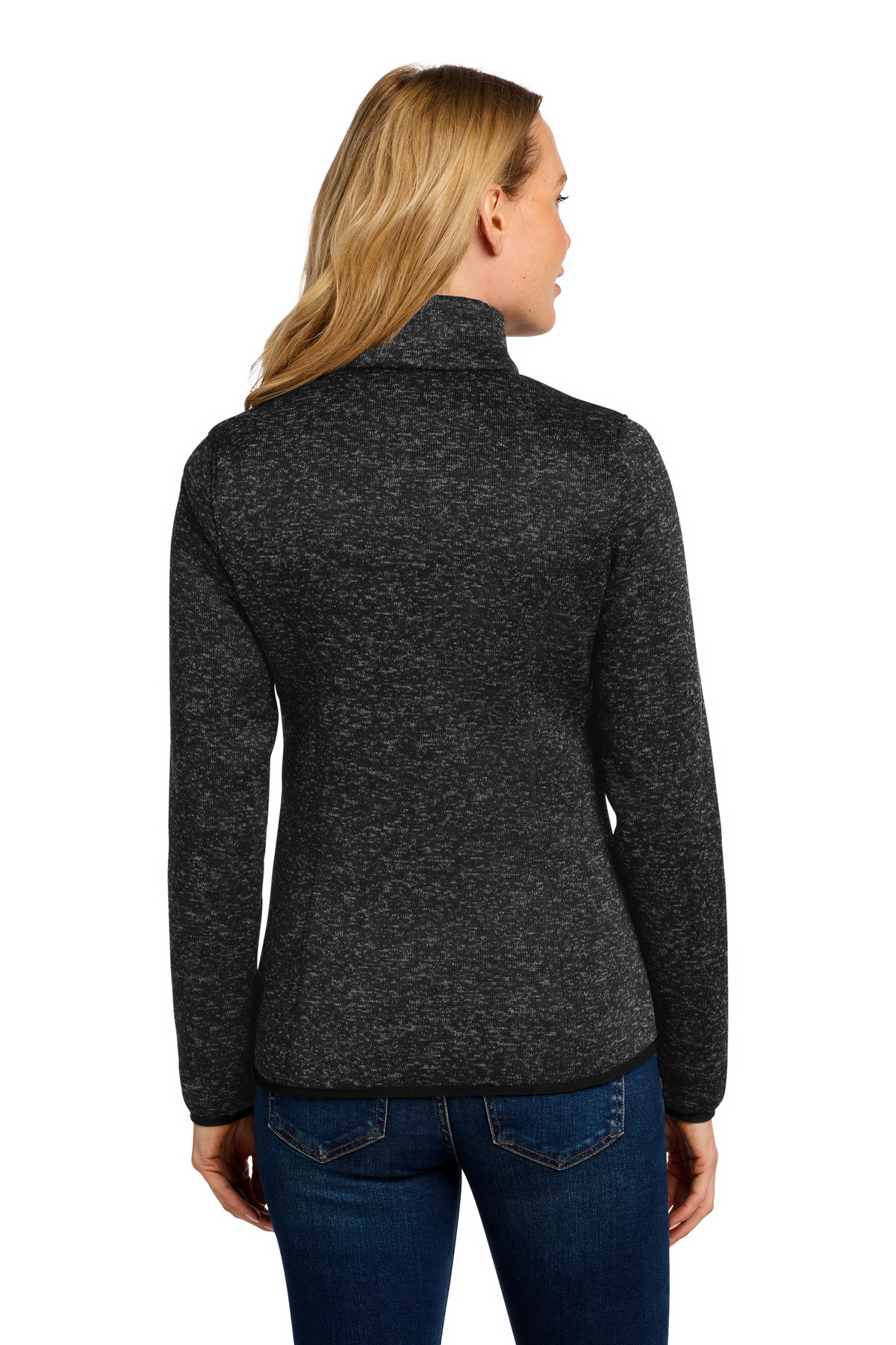 Port-Authority-®--Women's-Sweater-Fleece-Jacket.-L232-30