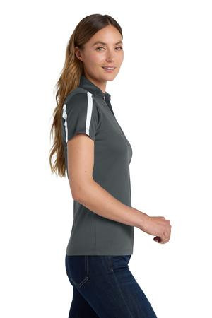Port Authority ®  Women's Silk Touch™ Performance Colorblock Stripe Polo. L547