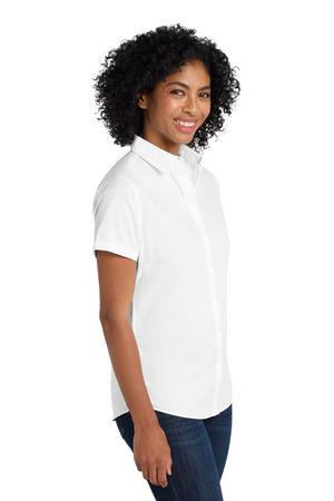 Port Authority ®  Women's Short Sleeve SuperPro ™  Twill Shirt. L664