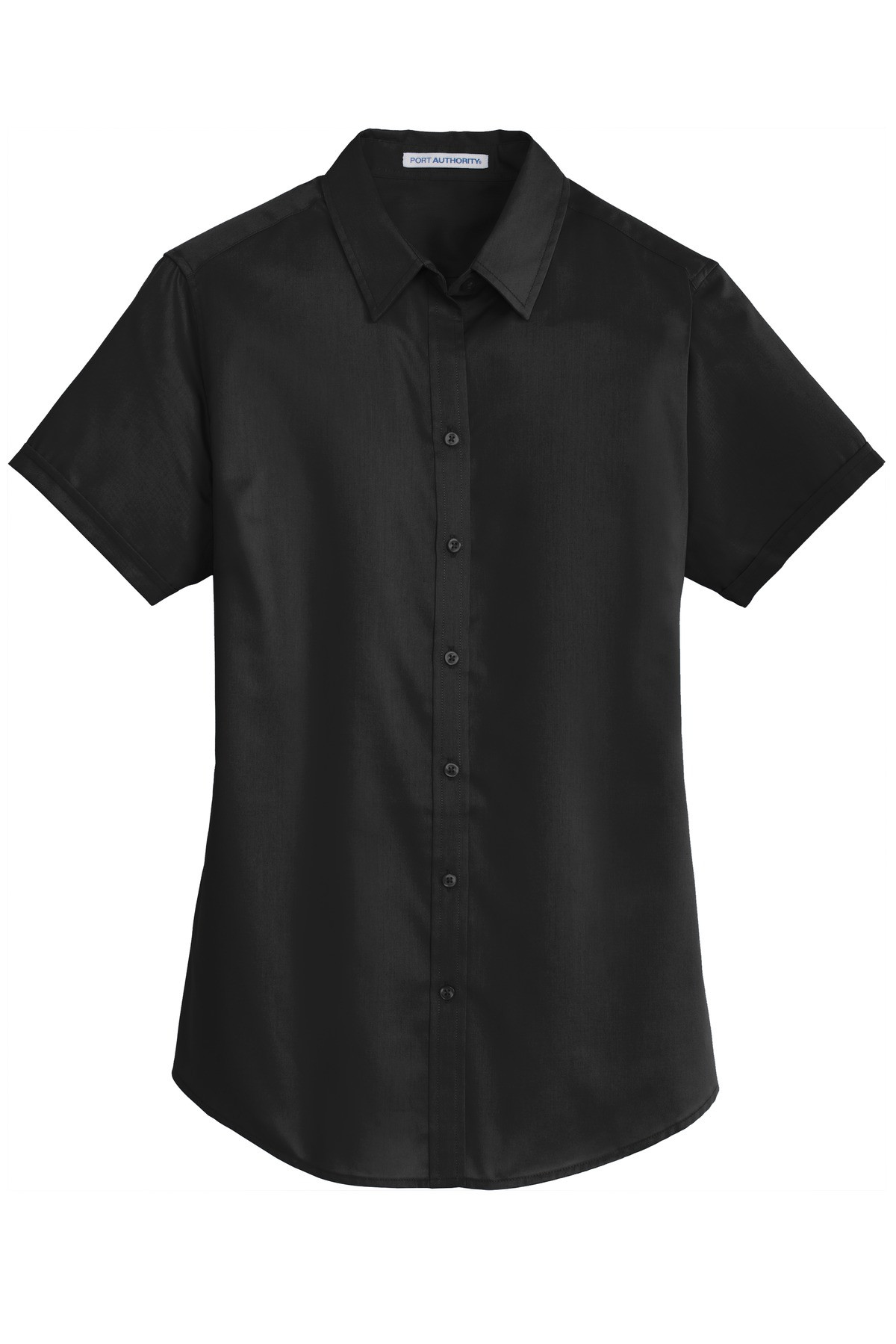 Port-Authority-®--Women's-Short-Sleeve-SuperPro-™--Twill-Shirt.-L664-2