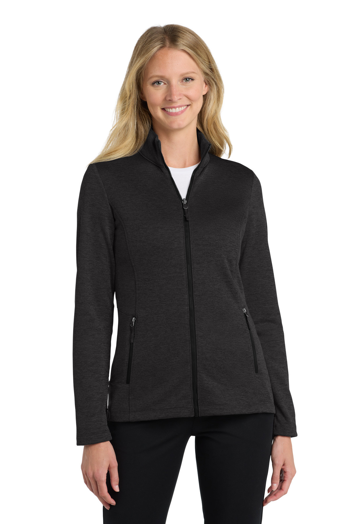 Port-Authority--®--Women's-Collective-Striated-Fleece-Jacket.-L905-1
