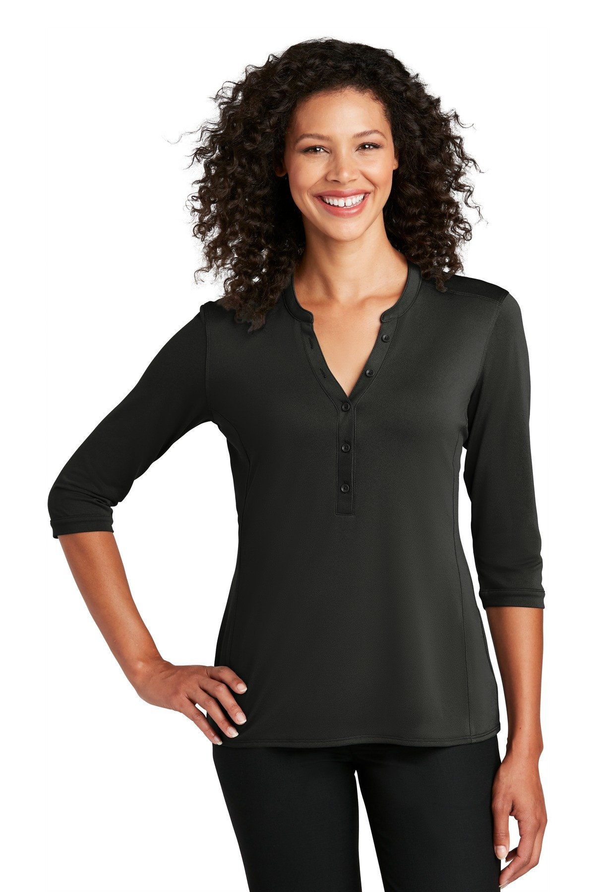 Port-Authority--®---Women's-UV-Choice-Pique-Henley-LK750-39