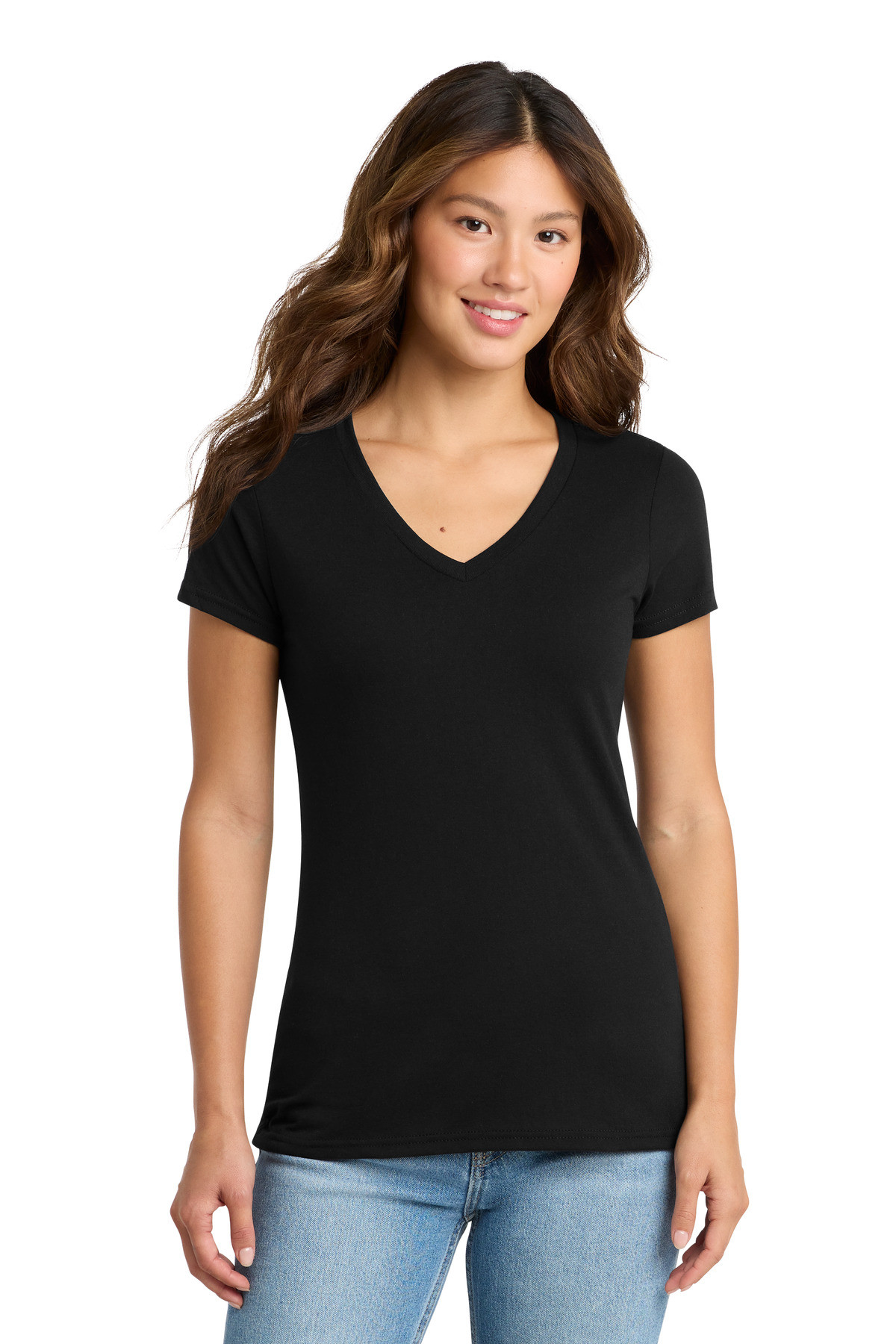 Port-&-Co-™--Women's-Tri-Blend-V-Neck-Tee.-LPC330V-18