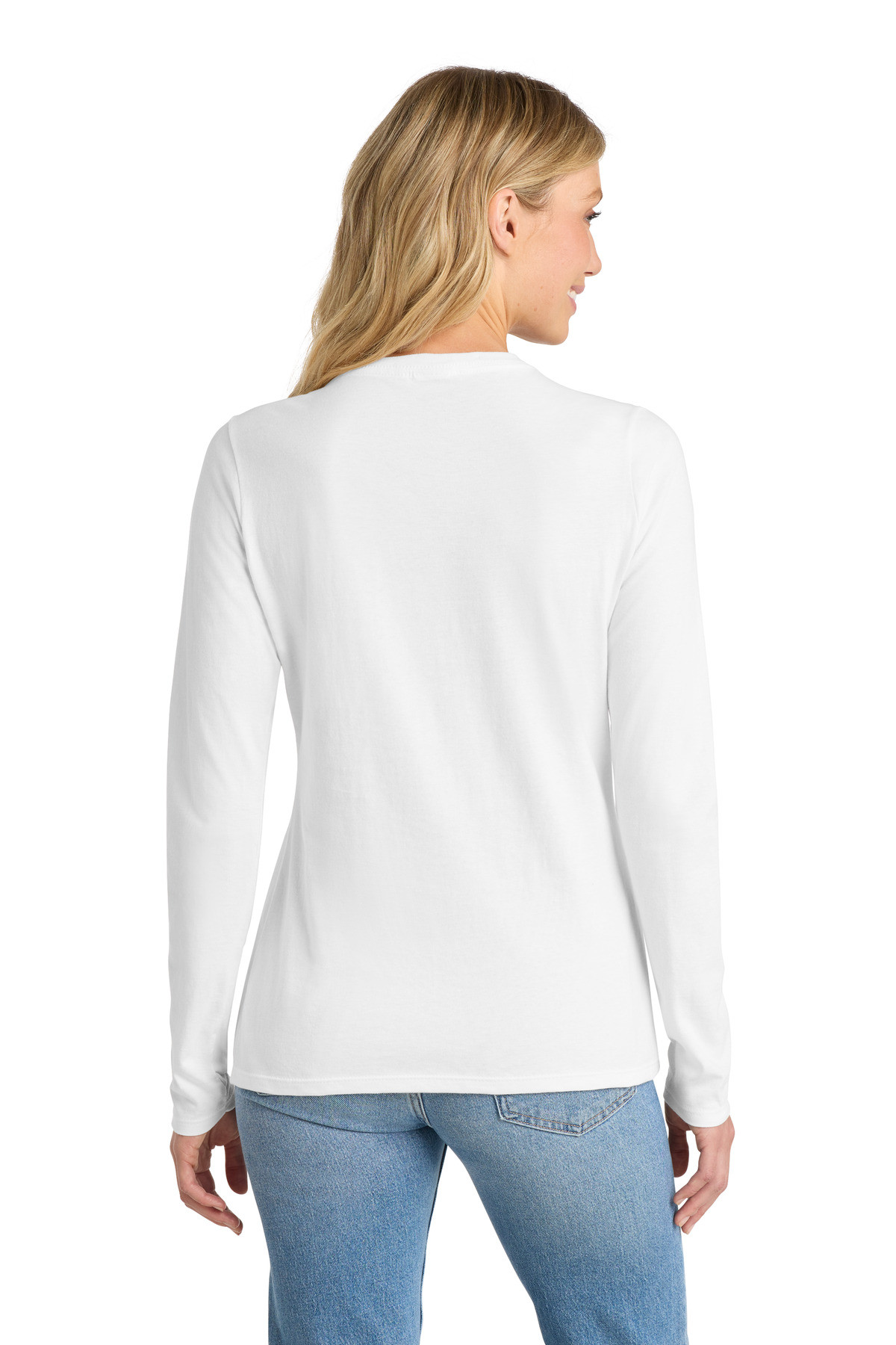 Port-&-Co-™--Women's-Long-Sleeve-Fan-Favorite-V-Neck-Tee.-LPC450VLS-9