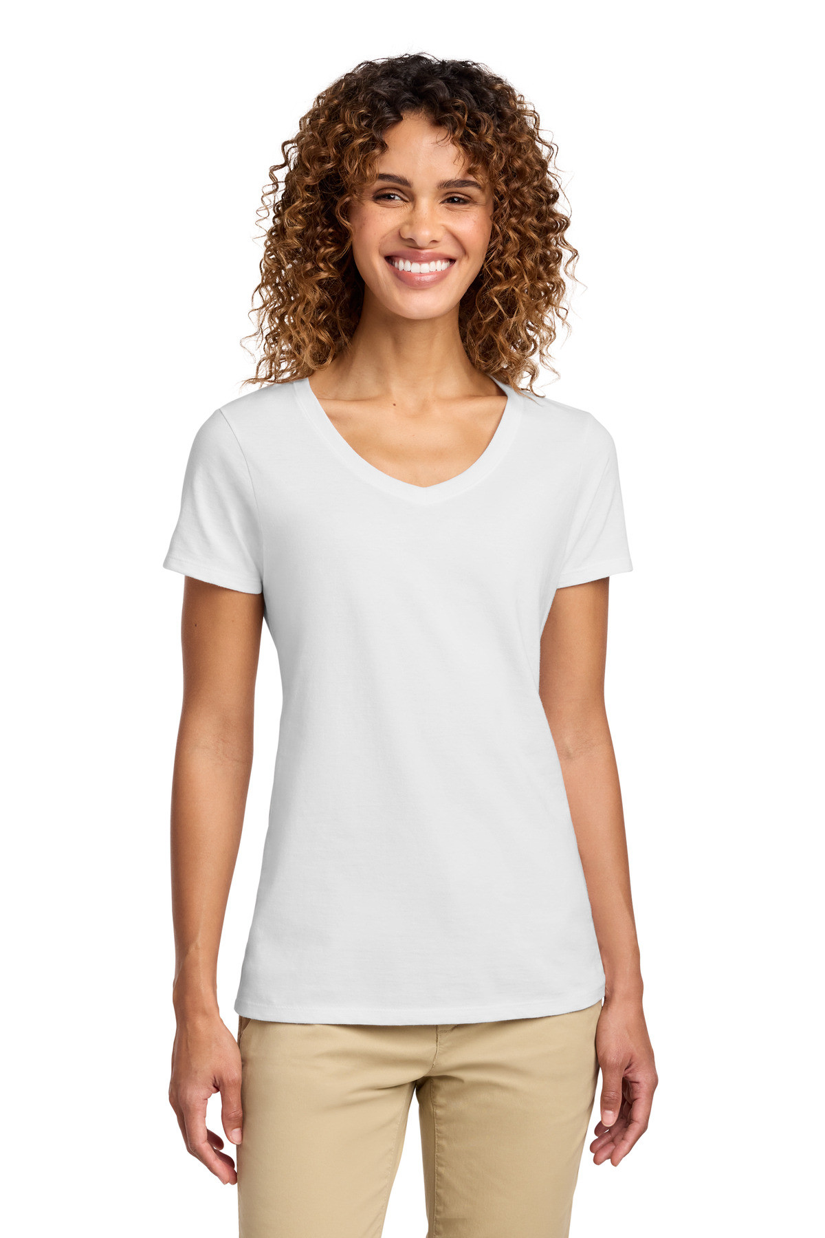Port-&-Co-™--Women's-Fan-Favorite-V-Neck-Tee.-LPC450V-46