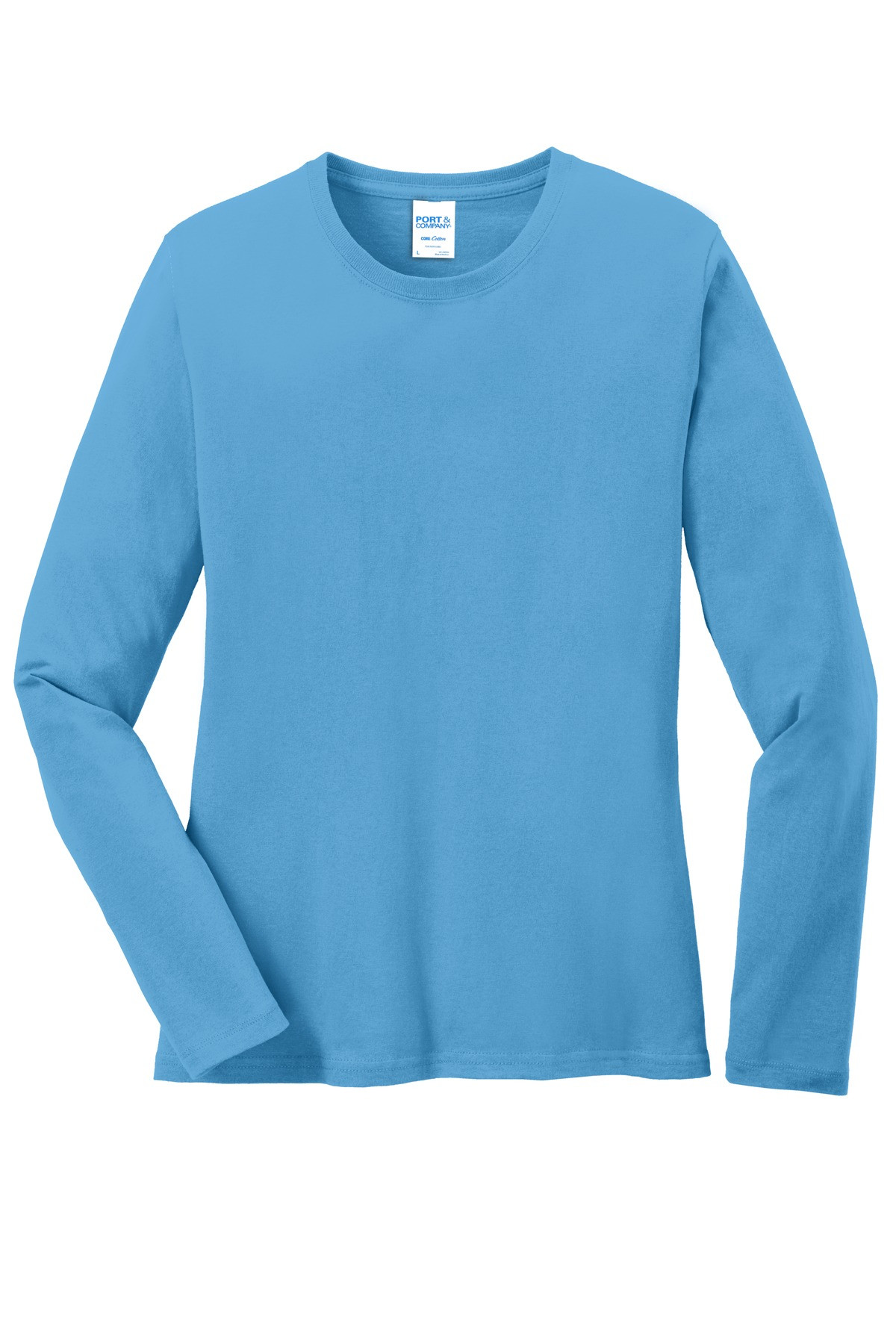 Port-&-Co---Women's-Long-Sleeve-Core-Cotton-Tee.-LPC54LS-3