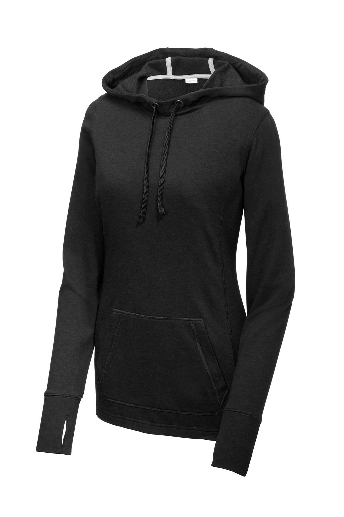 Tek--®--Women's-PosiCharge--®--Tri-Blend-Wicking-Fleece-Hooded-Pullover.-LST296-3