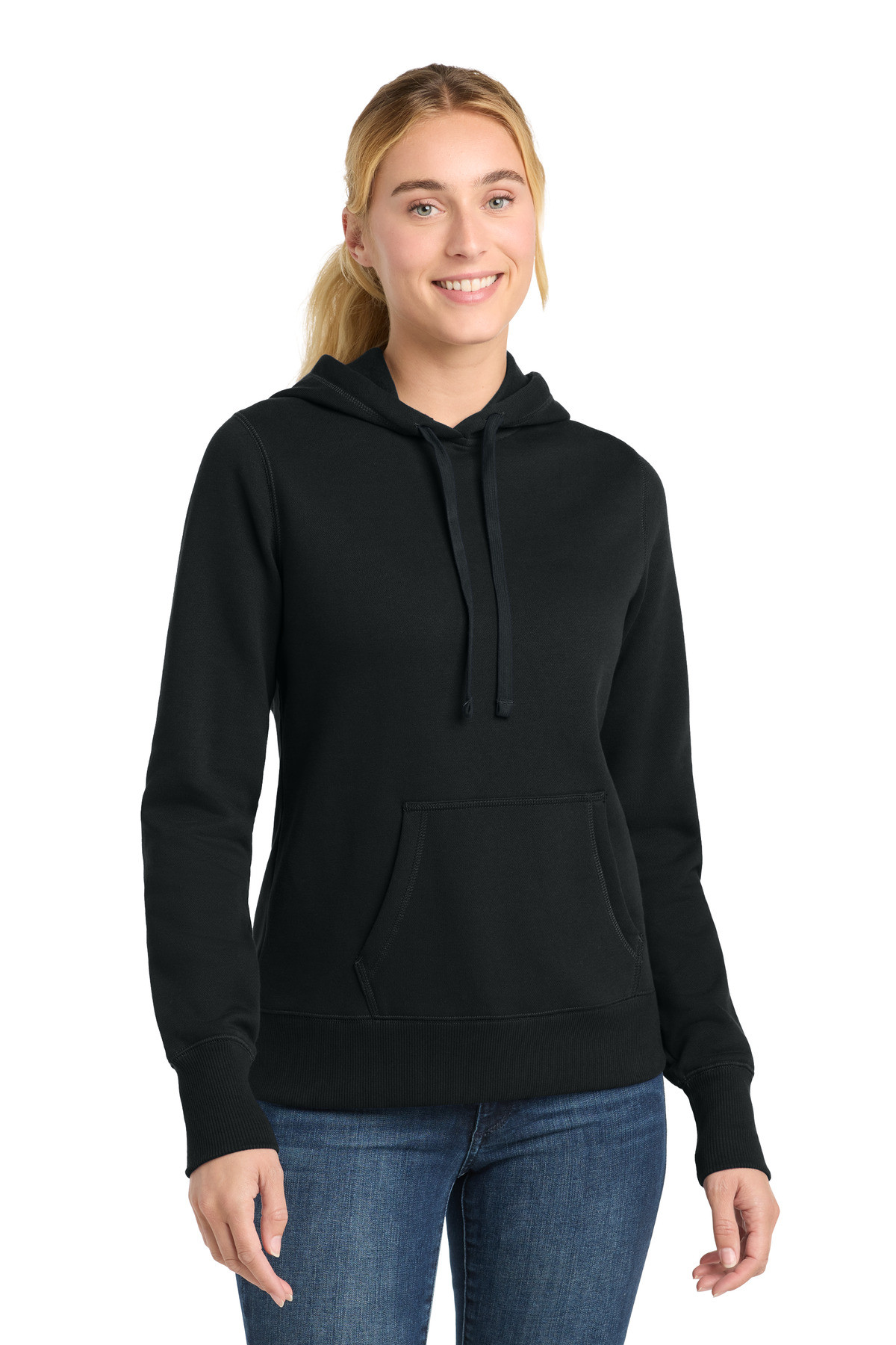 Sport-Tek-®--Women's-Pullover-Hooded-Sweatshirt.-LST254-22