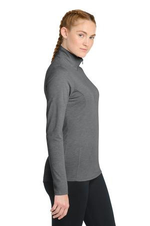 Sport-Tek  ®  Women's PosiCharge  ®  Tri-Blend Wicking 1/4-Zip Pullover. LST407