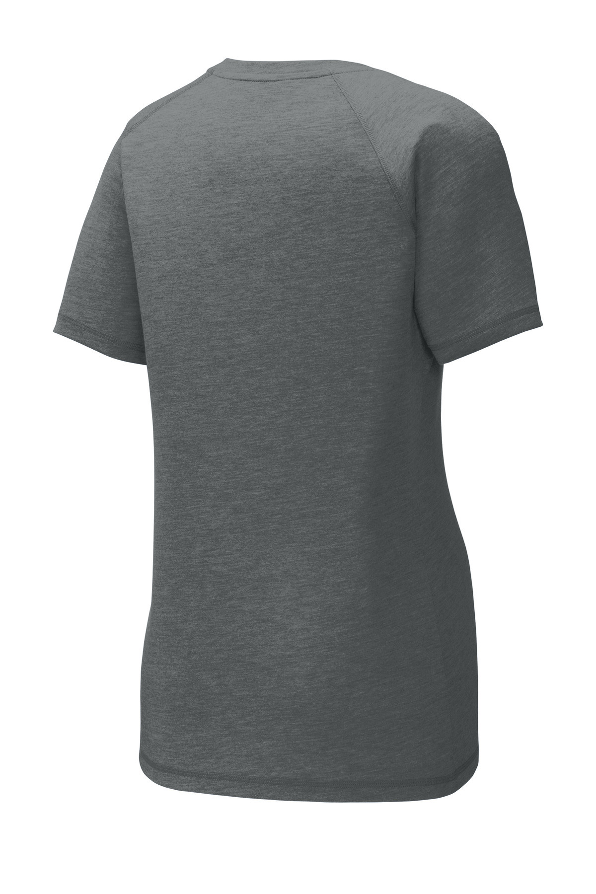Sport-Tek--®--Women's-PosiCharge--®--Tri-Blend-Wicking-Scoop-Neck-Raglan-Tee.-LST400-19