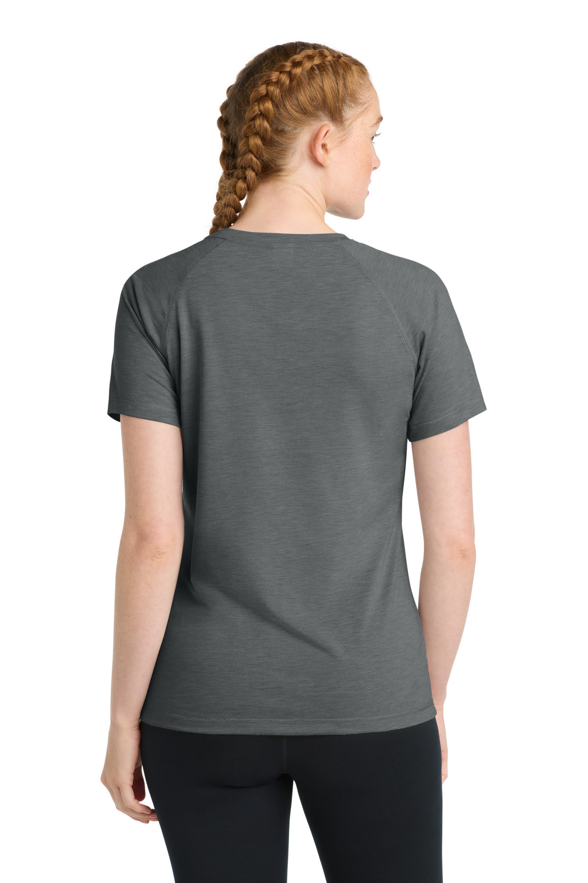 Sport-Tek--®--Women's-PosiCharge--®--Tri-Blend-Wicking-Scoop-Neck-Raglan-Tee.-LST400-14