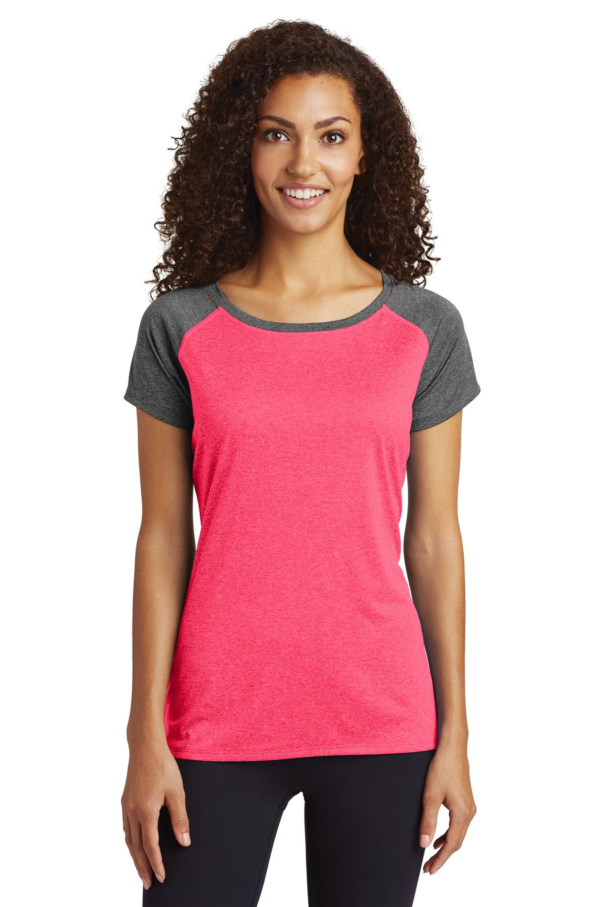 Tek--®--Women's-Heather-On-Heather-Contender----Scoop-Neck-Tee.-LST362-1
