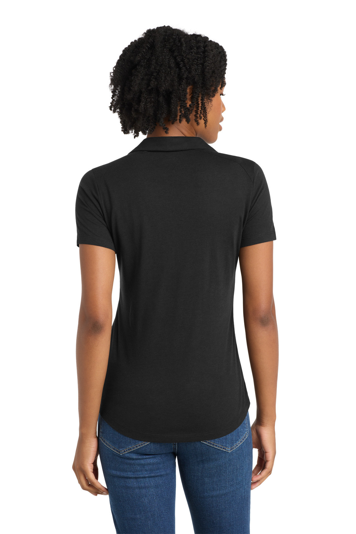 Sport-Tek--®--Women's-PosiCharge--®--Tri-Blend-Wicking-Polo.-LST405-19