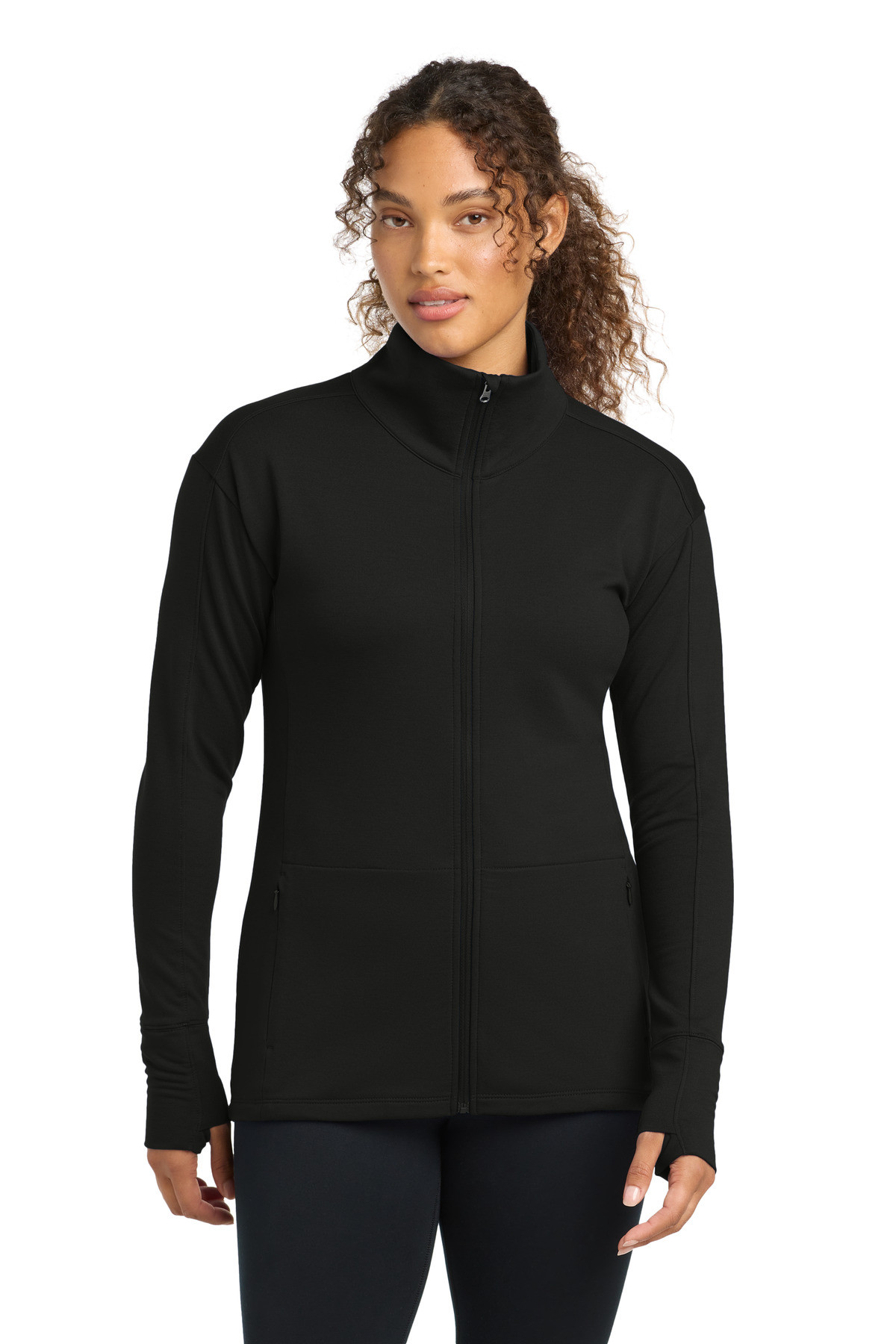 Sport-Tek-®--Women's-Sport-Wick-®--Flex-Fleece-Full-Zip.-LST560-30