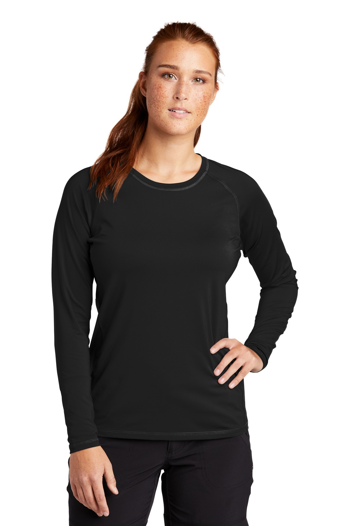 Tek--®--Women's-Long-Sleeve-Rashguard-Tee.-LST470LS-1